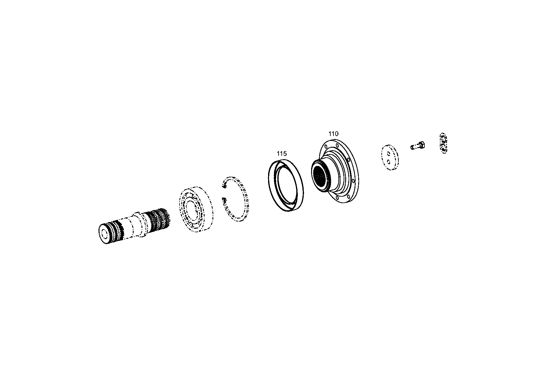 drawing for MANNESMANN-DEMAG BAUMASCHINEN 15274191 - SCREEN SHEET (figure 5)