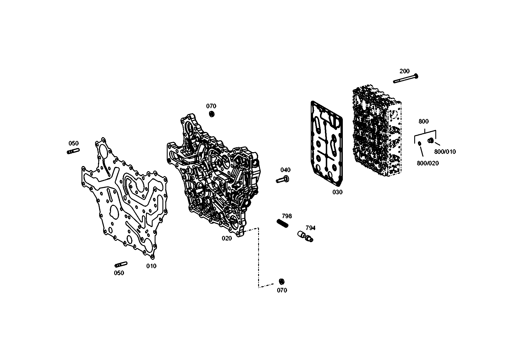 drawing for JOHN DEERE T174393 - INTERMEDIATE SHEET (figure 3)