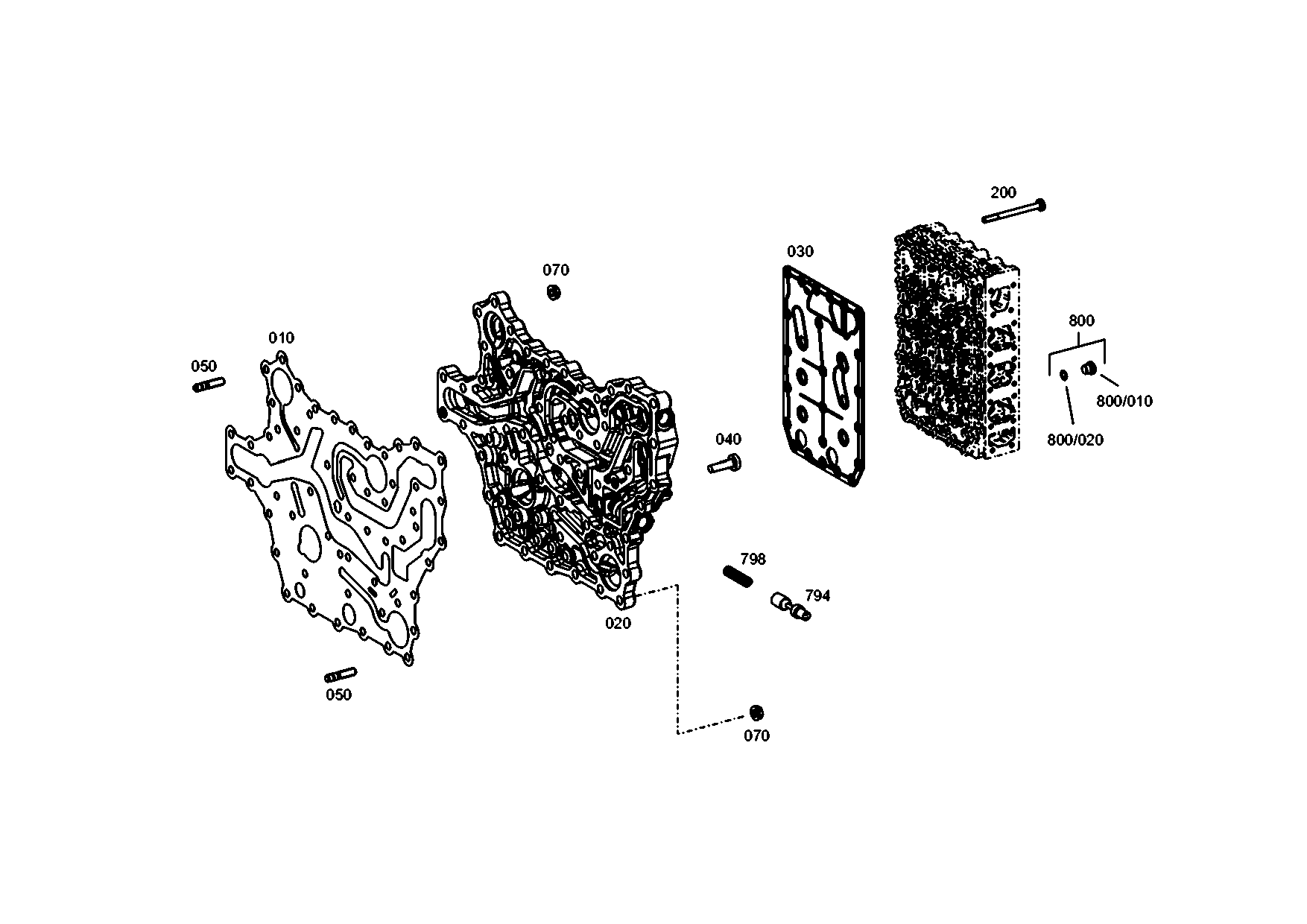 drawing for JOHN DEERE T174393 - INTERMEDIATE SHEET (figure 5)