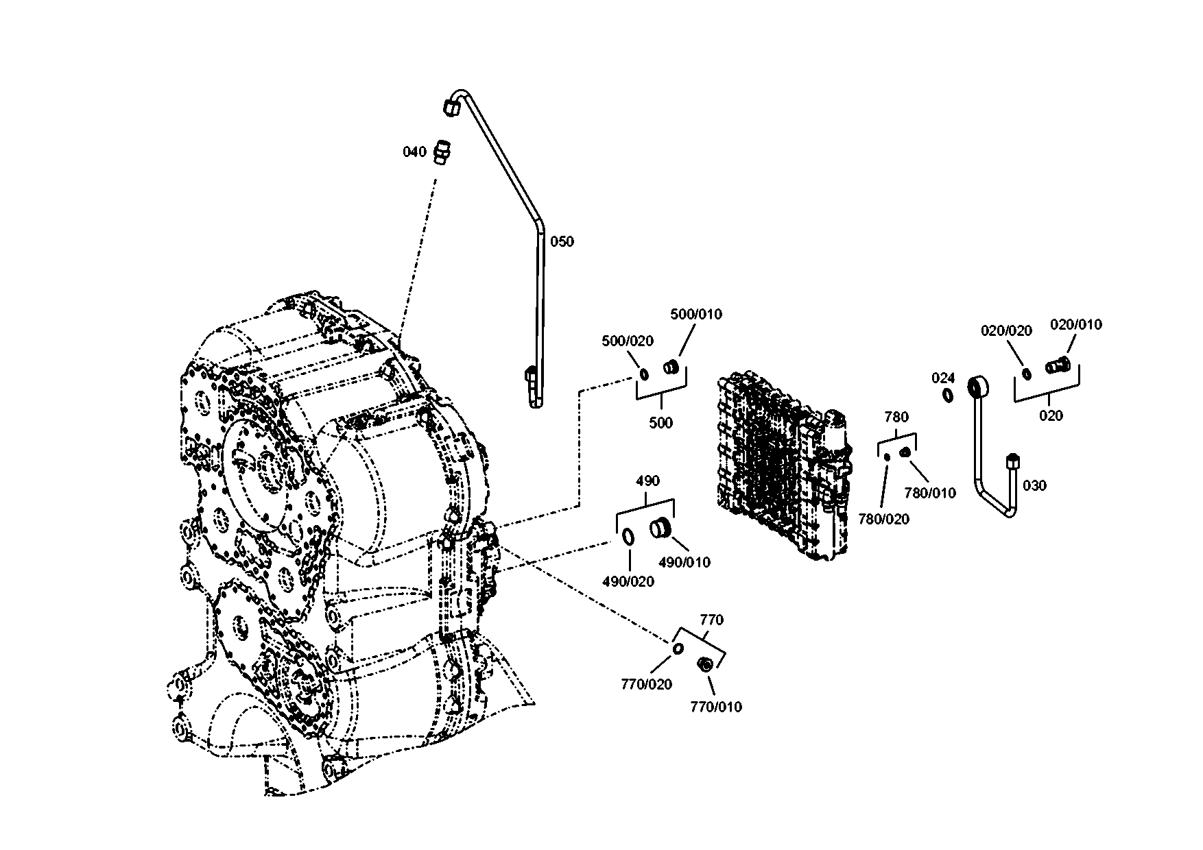 drawing for Hyundai Construction Equipment ZGAQ-04131 - PIPE-OIL (figure 4)