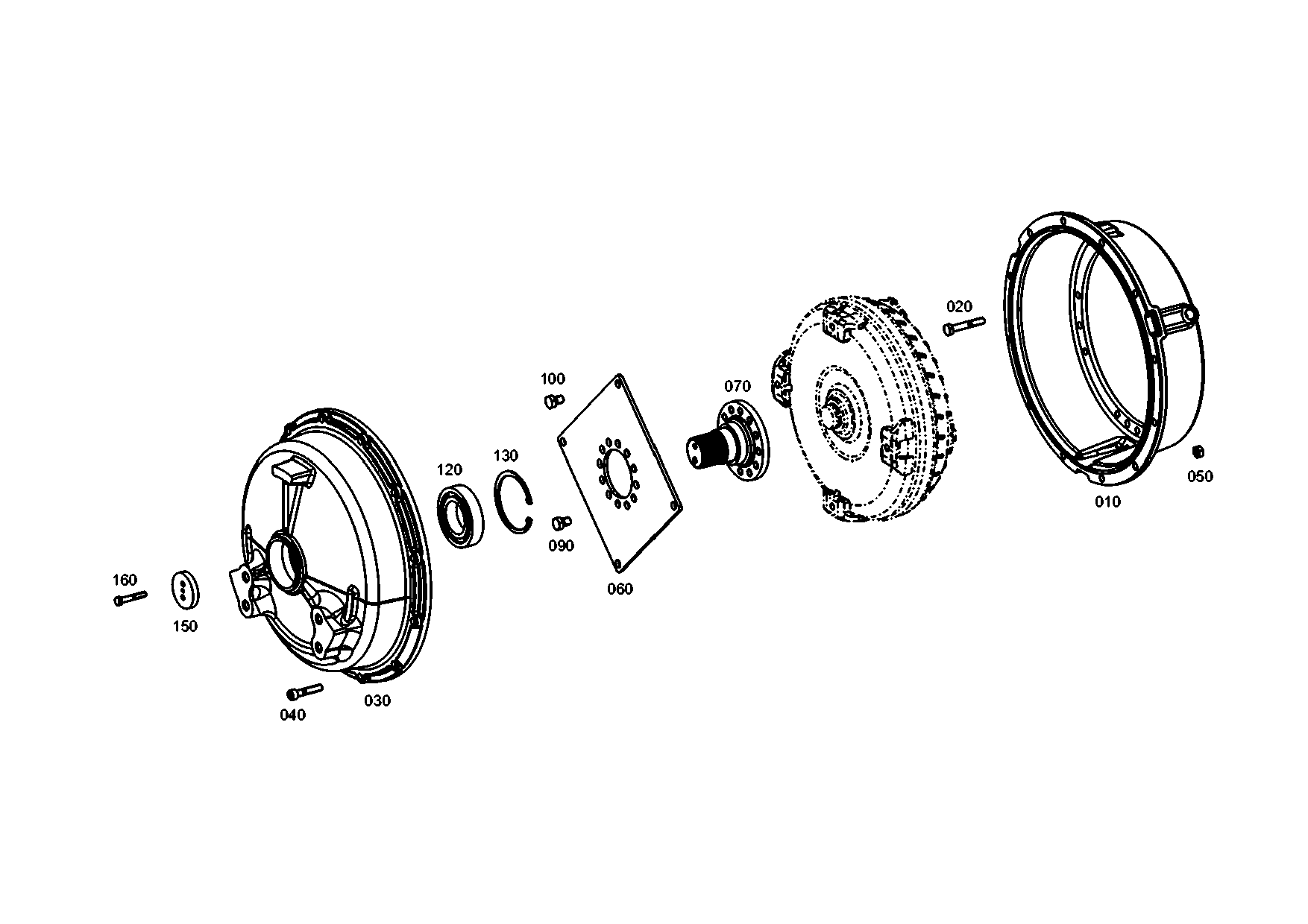 drawing for JOHN DEERE T195241 - INPUT SHAFT (figure 1)