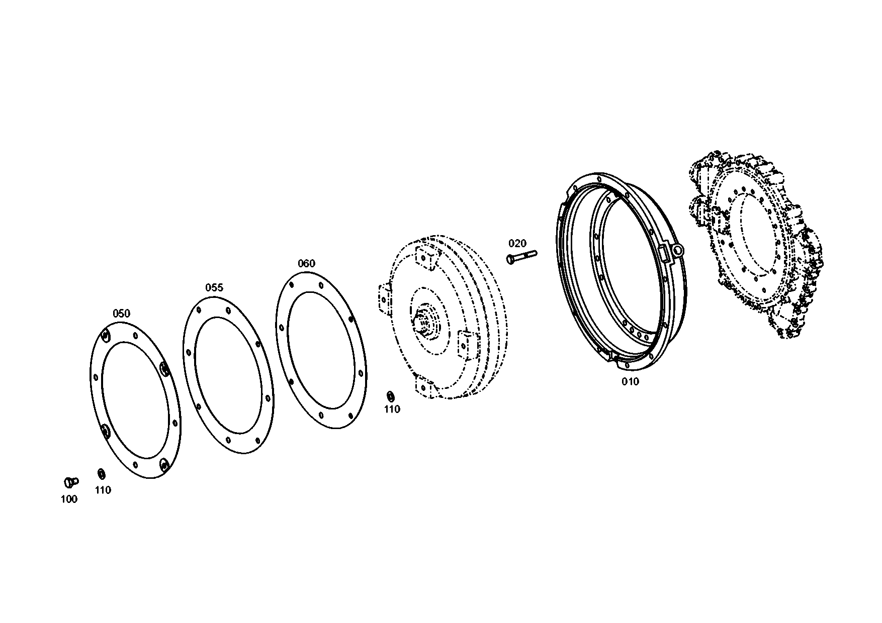 drawing for CNH NEW HOLLAND 87561066 - DIAPHRAGM (figure 2)