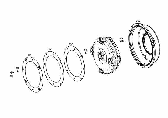 drawing for CNH NEW HOLLAND 87561066 - DIAPHRAGM (figure 5)