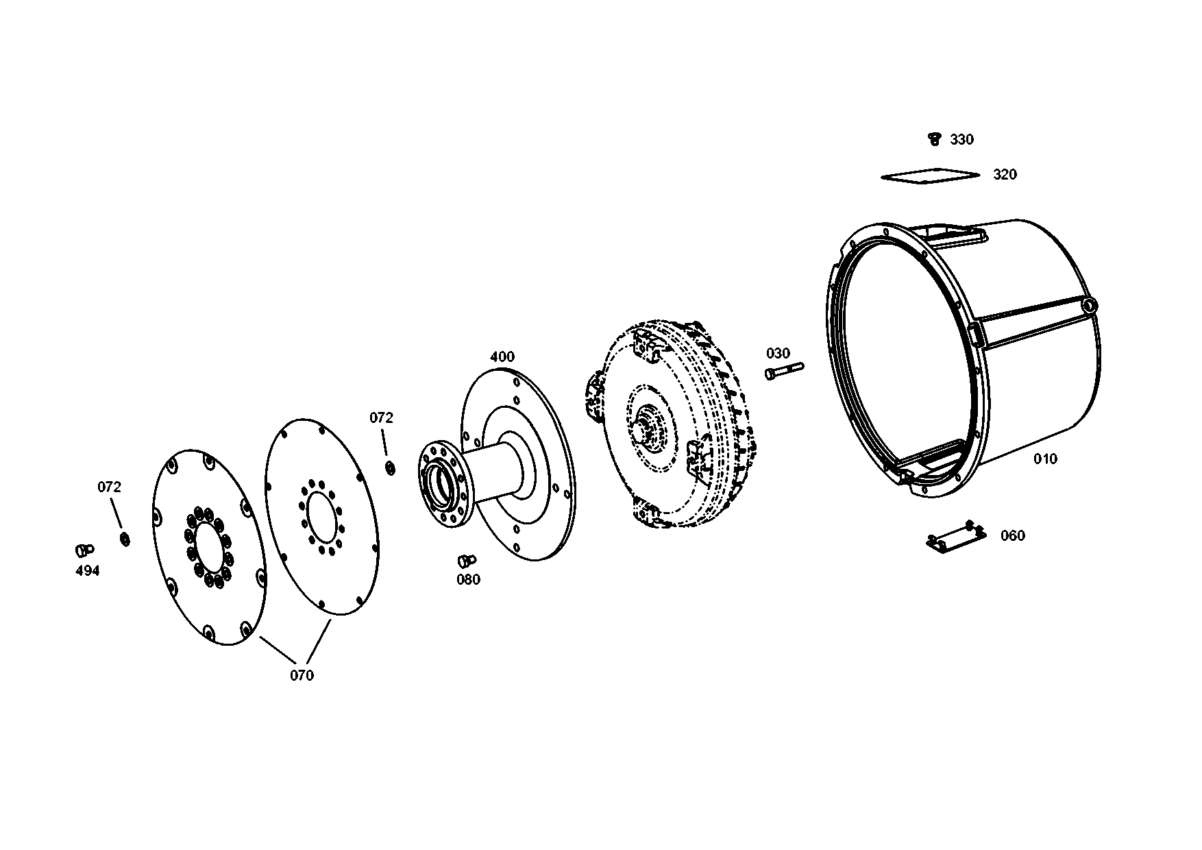 drawing for DAIMLER AG A0002710405 - COVER (figure 4)