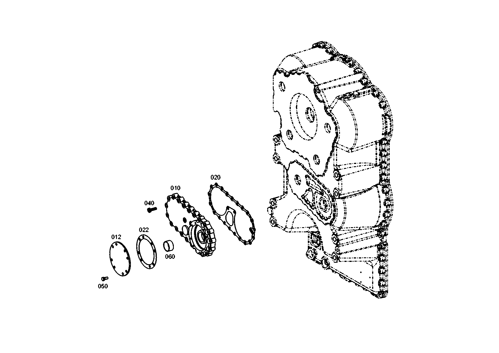 drawing for DOOSAN 143000005 - COVER (figure 1)