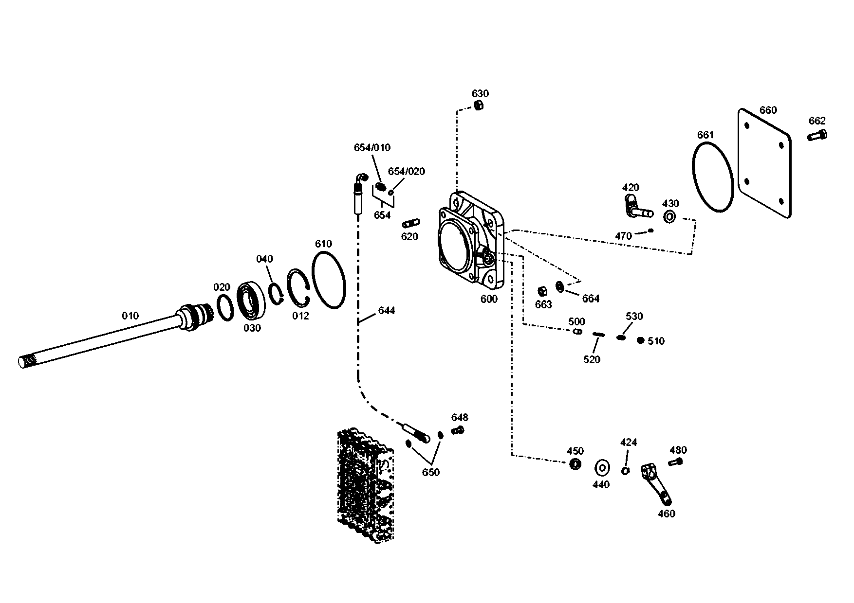 drawing for JOHN DEERE T246007 - RETAINING RING (figure 5)