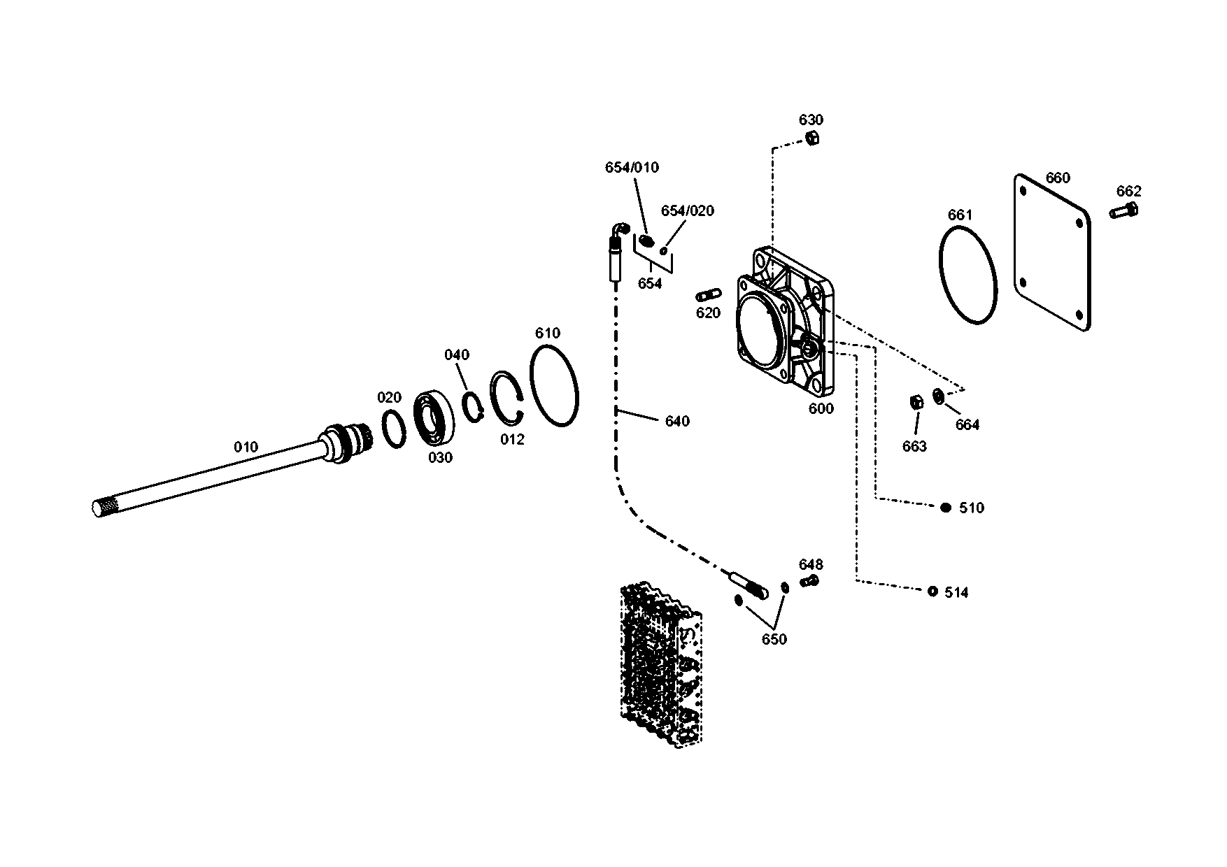 drawing for LIEBHERR GMBH 7009801 - SEALING CAP (figure 2)