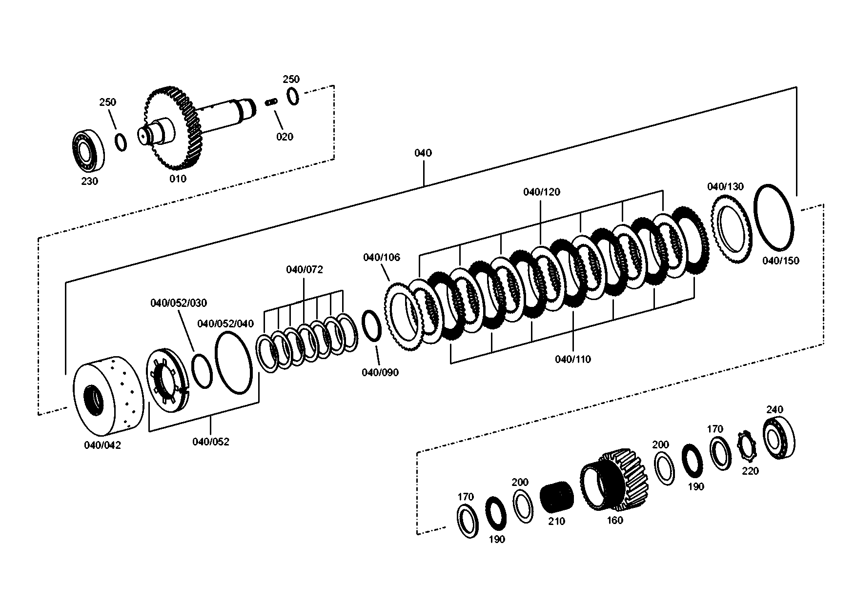 drawing for DOOSAN 100502-00004 - DISC CARRIER (figure 1)