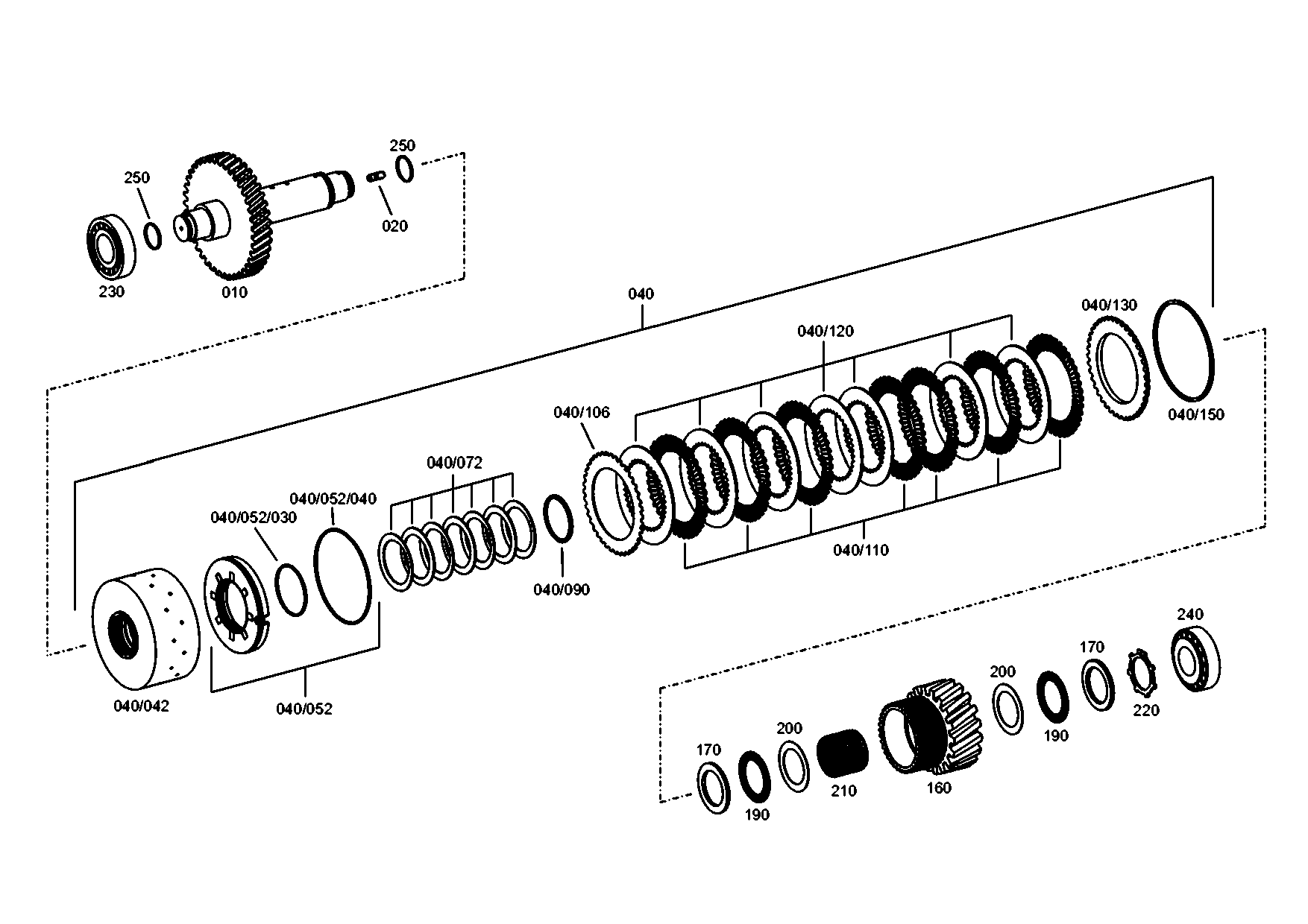 drawing for DOOSAN 100502-00004 - DISC CARRIER (figure 2)