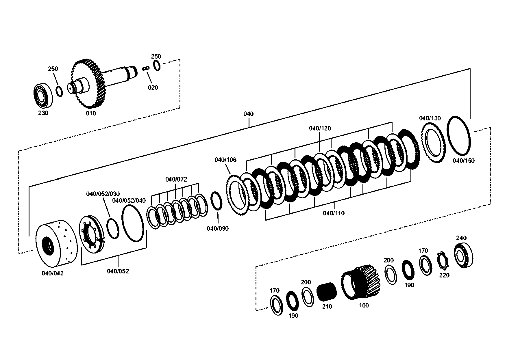 drawing for DOOSAN 100502-00004 - DISC CARRIER (figure 3)