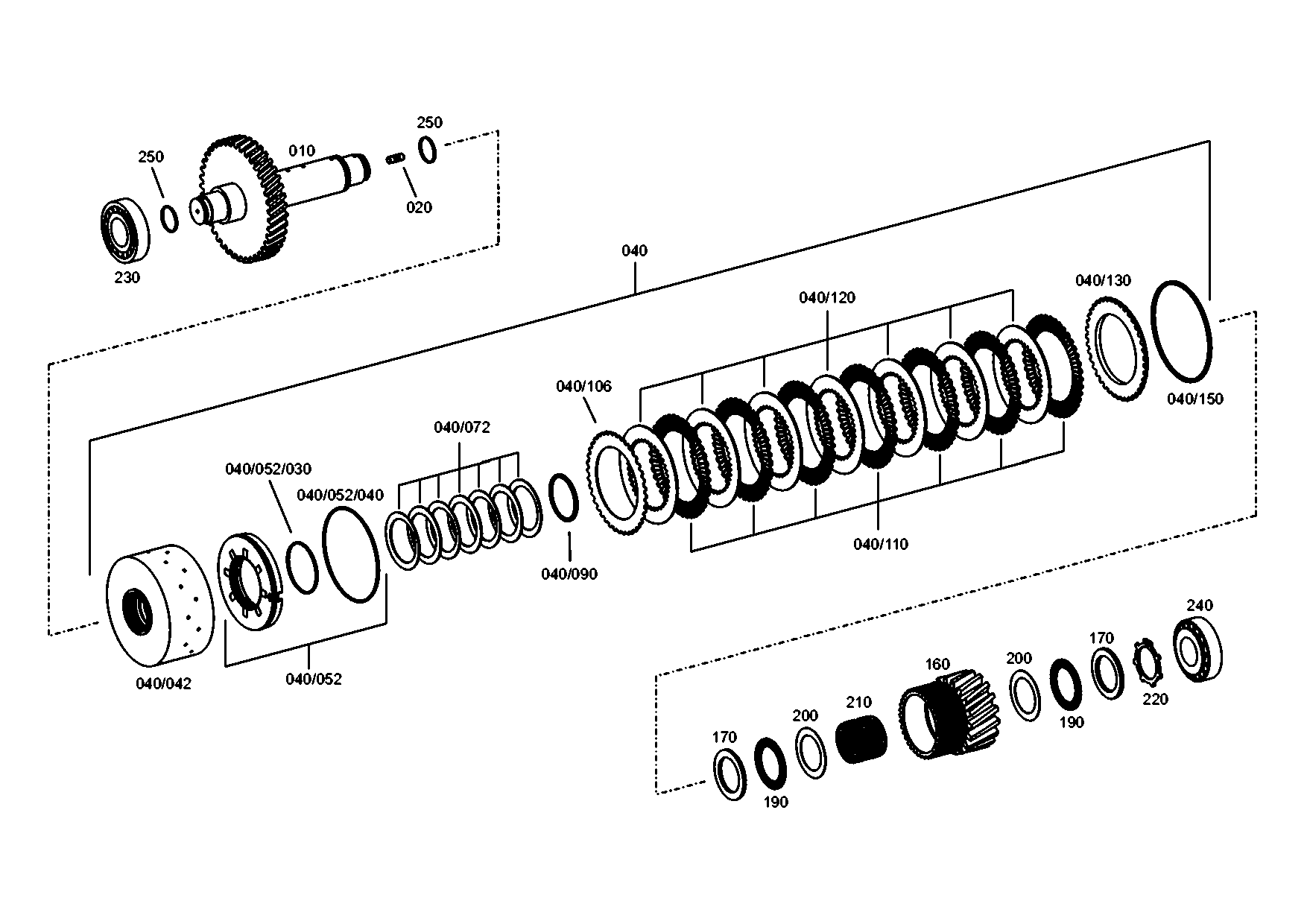 drawing for DOOSAN 100502-00004 - DISC CARRIER (figure 4)