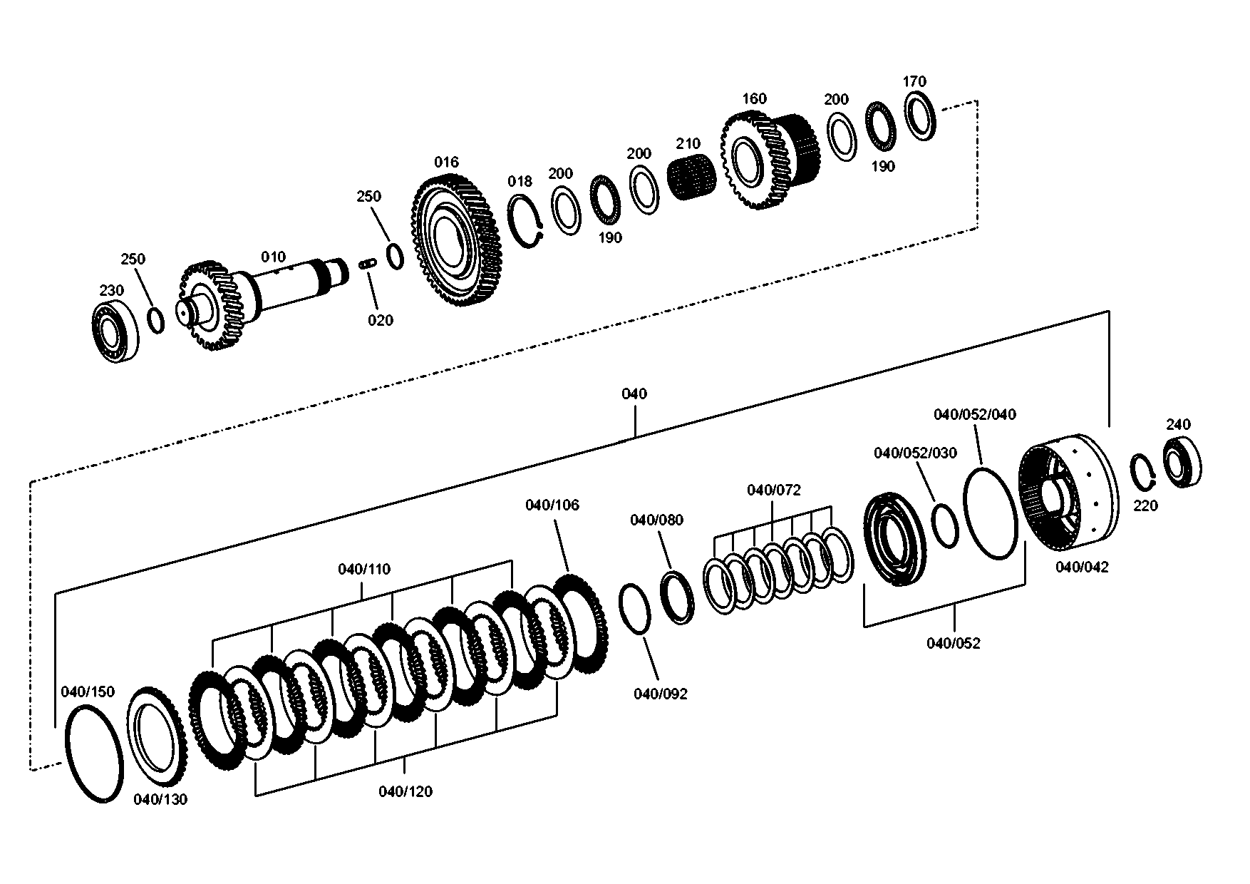 drawing for Hyundai Construction Equipment 4657-374-014 - DISC CARRIER (figure 4)