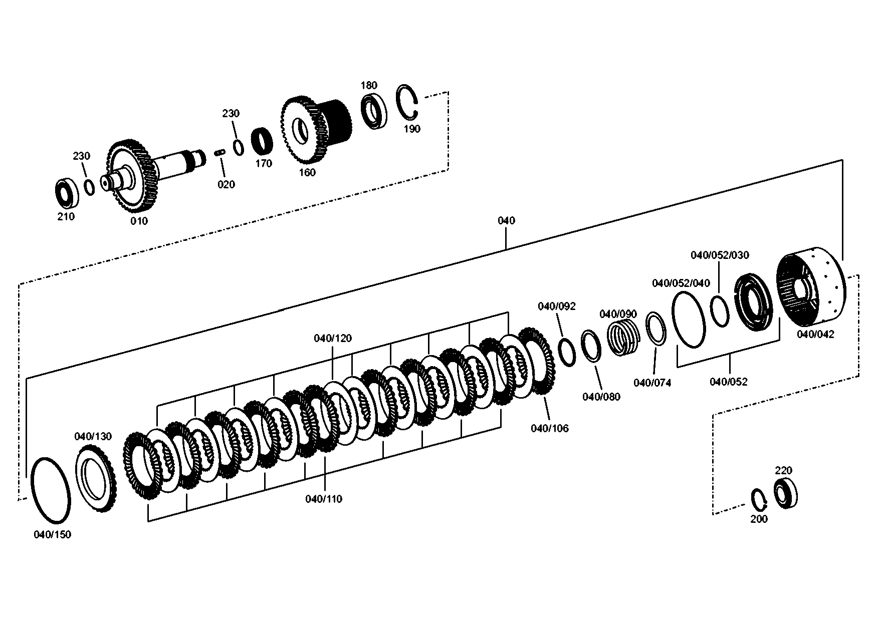 drawing for JOHN DEERE T294889 - SHAFT (figure 2)