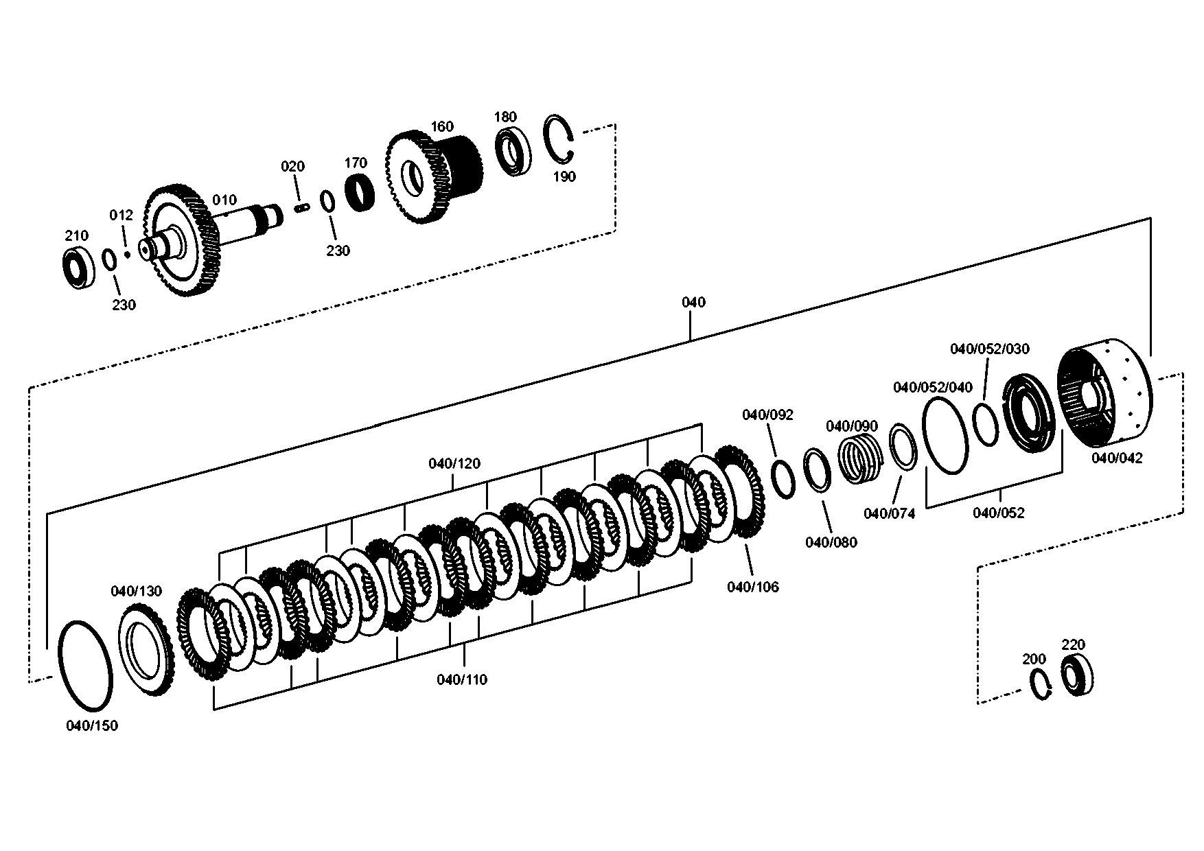 drawing for DOOSAN 100502-00006 - DISC CARRIER (figure 4)