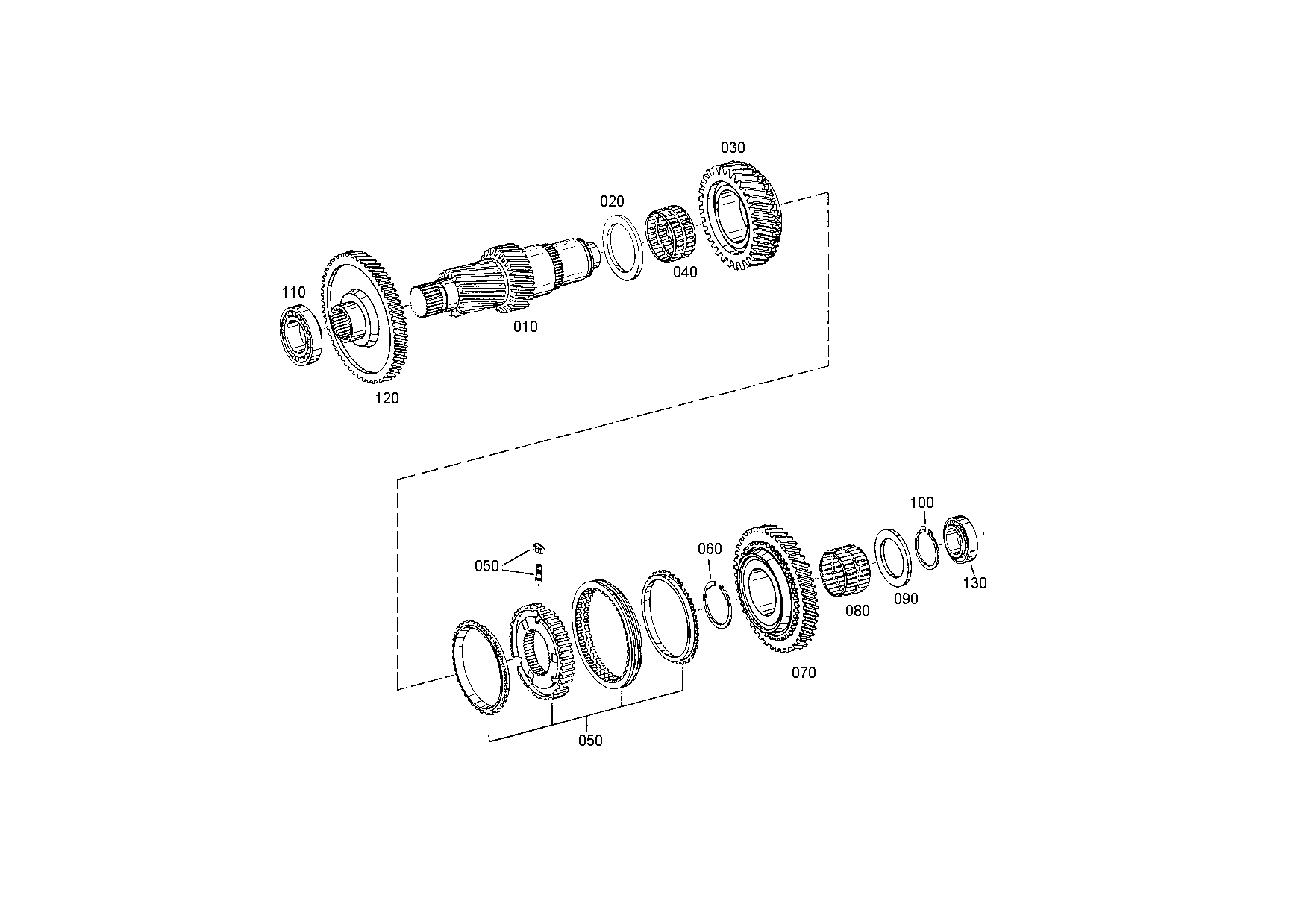 drawing for JOHN DEERE T159575 - V-RING (figure 5)