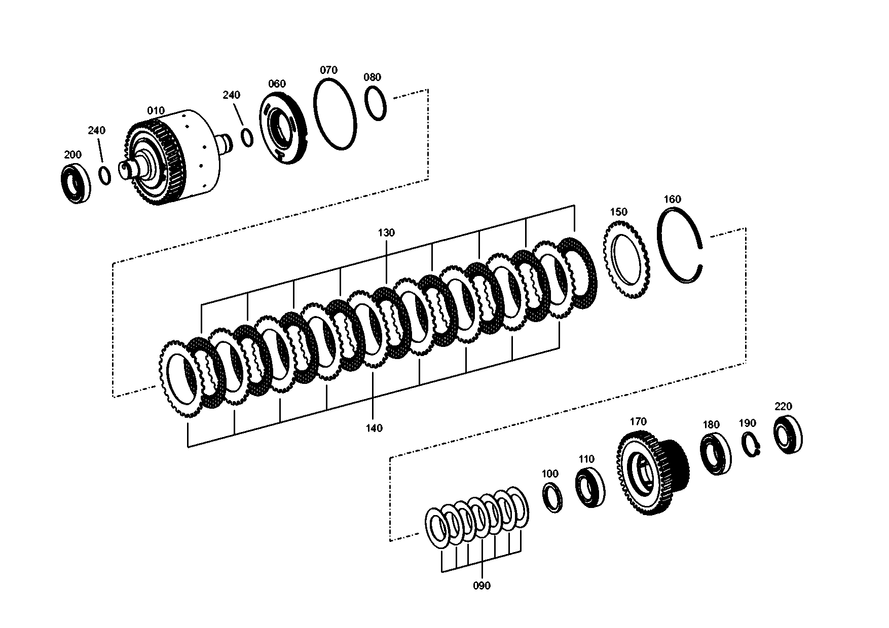 drawing for JOHN DEERE AT179470 - ROLLER BEARING (figure 1)