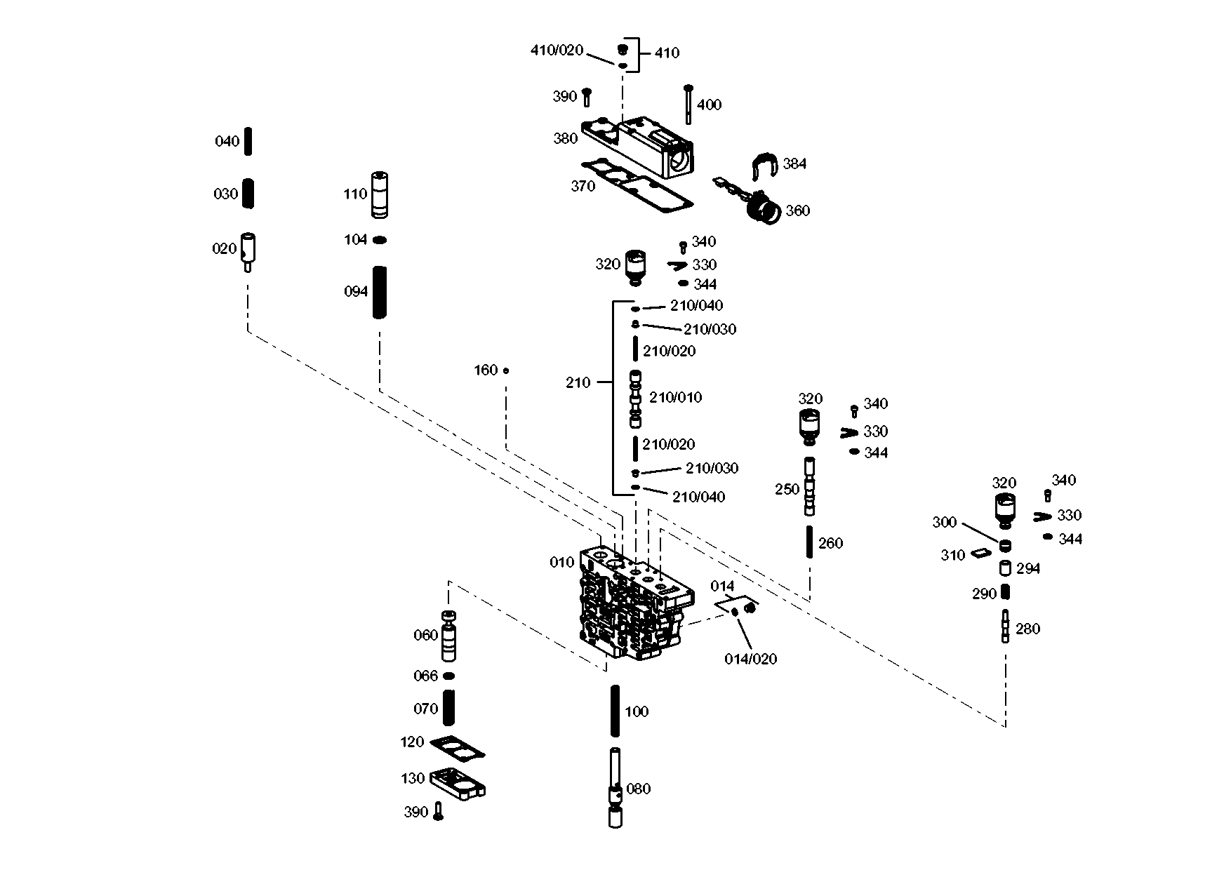 drawing for JOHN DEERE T159582 - VALVE HOUSING (figure 3)