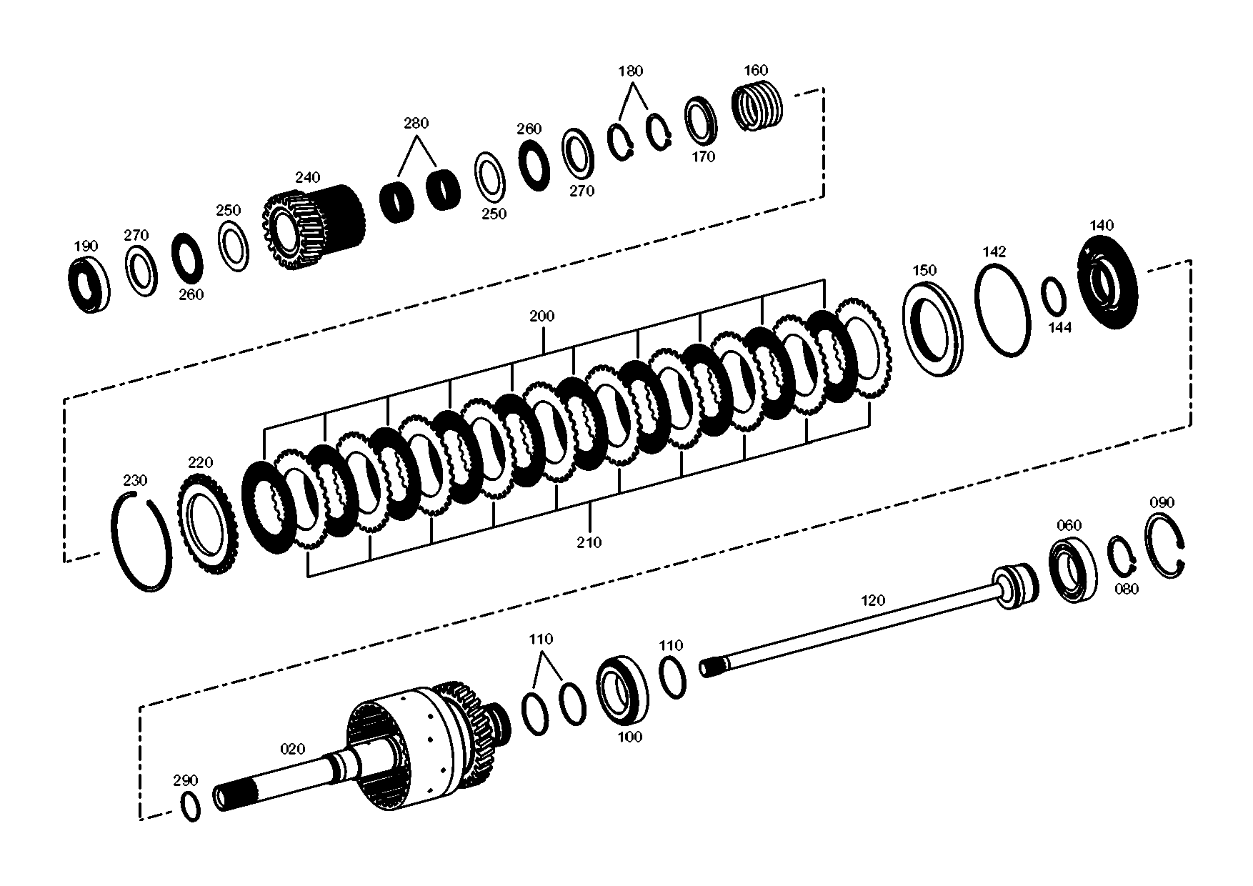 drawing for JOHN DEERE T262847 - SNAP RING (figure 2)