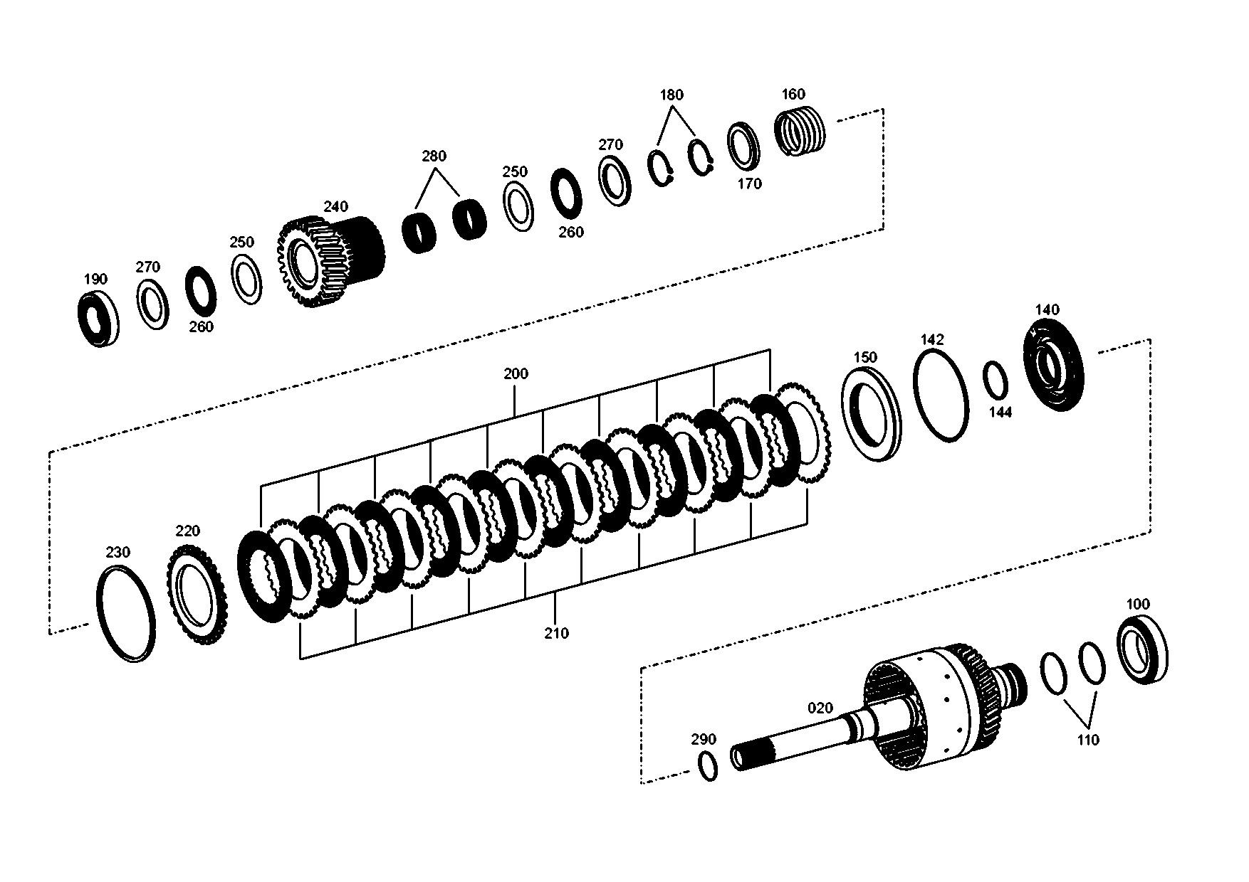 drawing for JOHN DEERE T262848 - SNAP RING (figure 4)