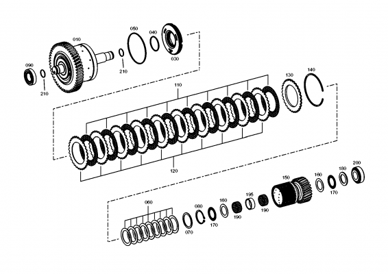 drawing for AGCO X638.174.900.000 - AXIAL NEEDLE CAGE (figure 2)