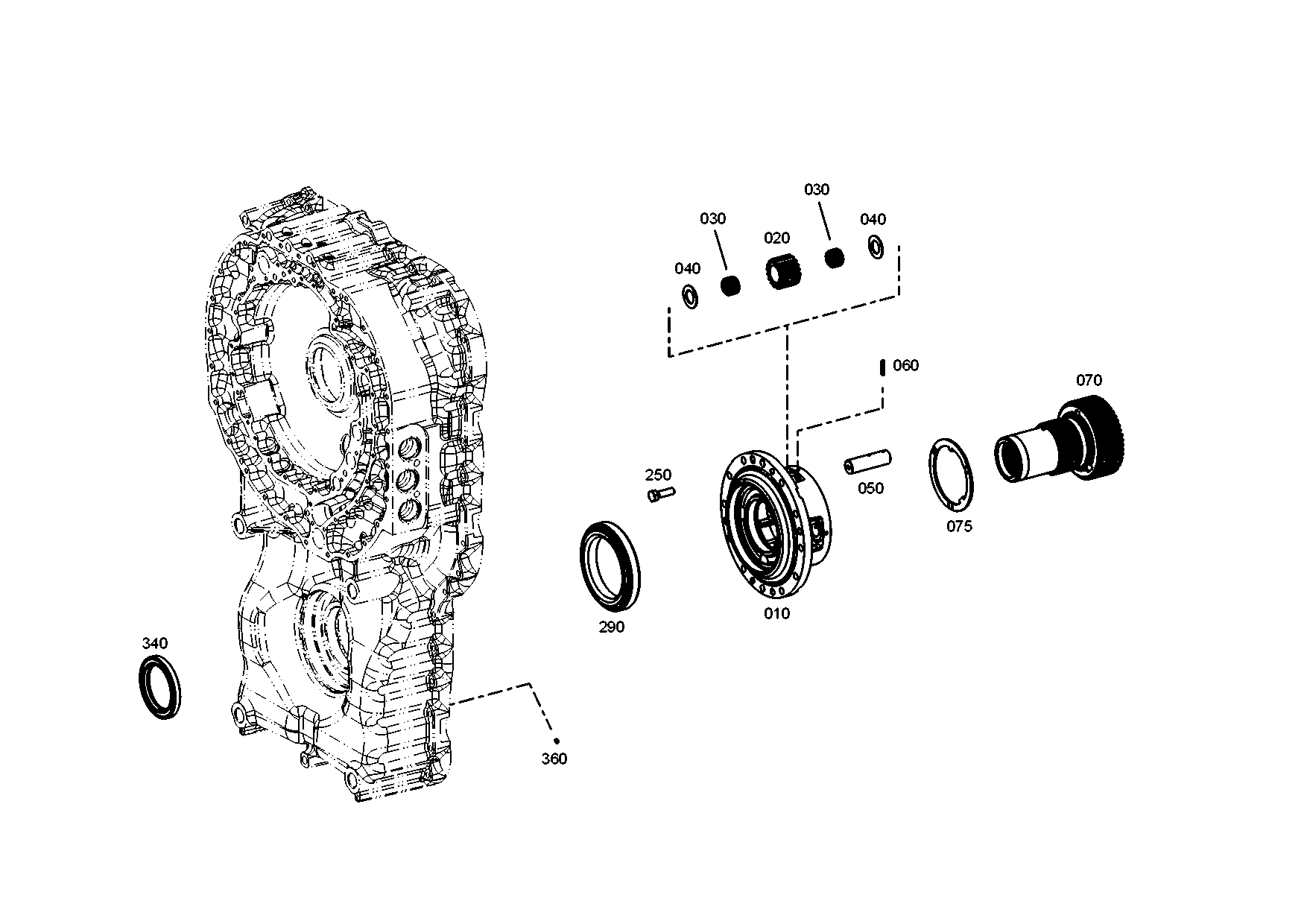drawing for MANNESMANN-DEMAG BAUMASCHINEN 15272446 - O-RING (figure 3)