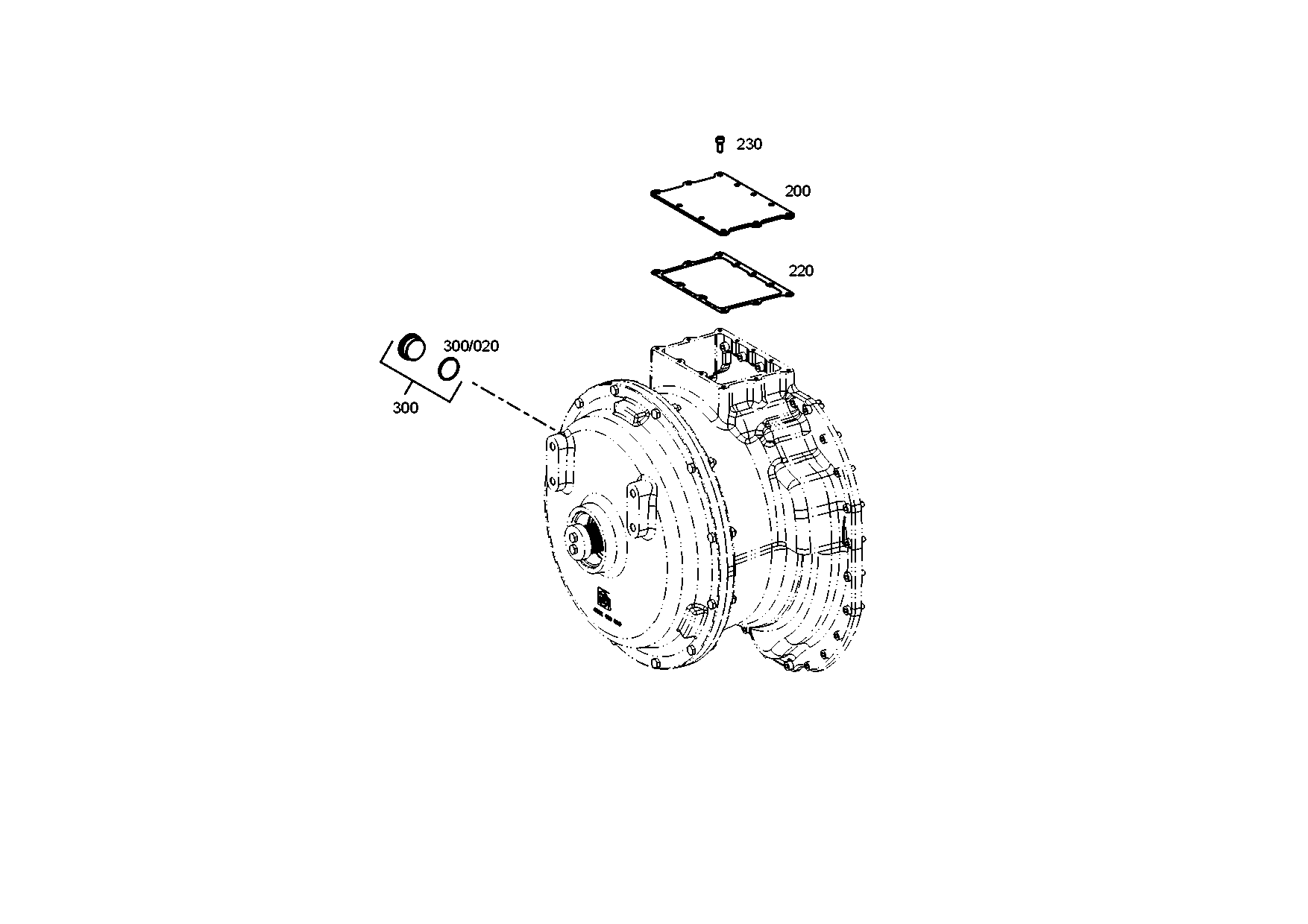drawing for LIEBHERR GMBH 11001065 - GASKET (figure 4)