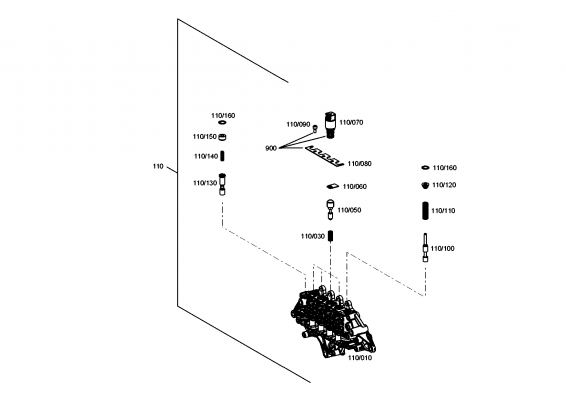 drawing for LIEBHERR GMBH 11001096 - TORX SCREW (figure 3)