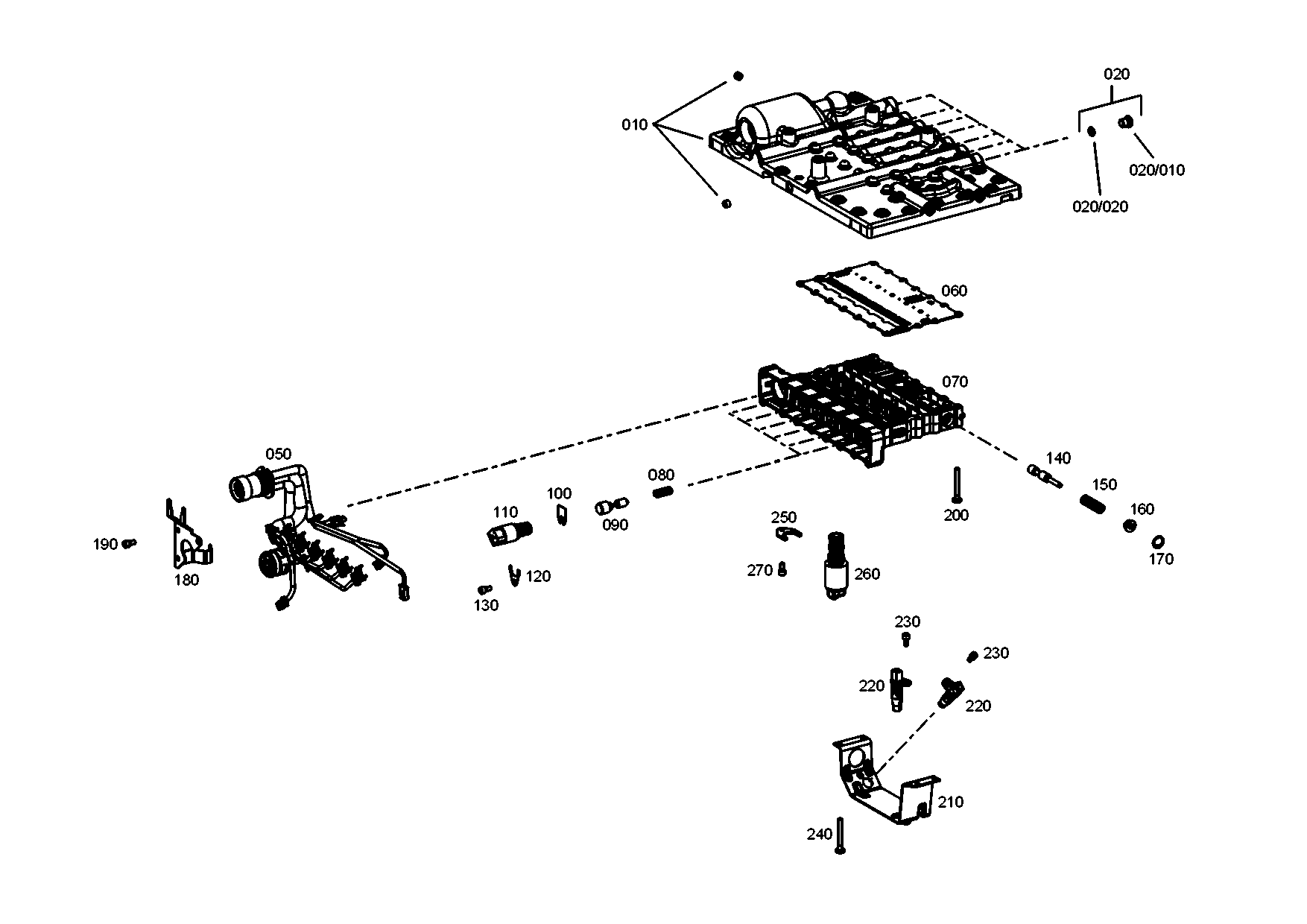 drawing for LIEBHERR GMBH 11001078 - INTERMEDIATE SHEET (figure 1)