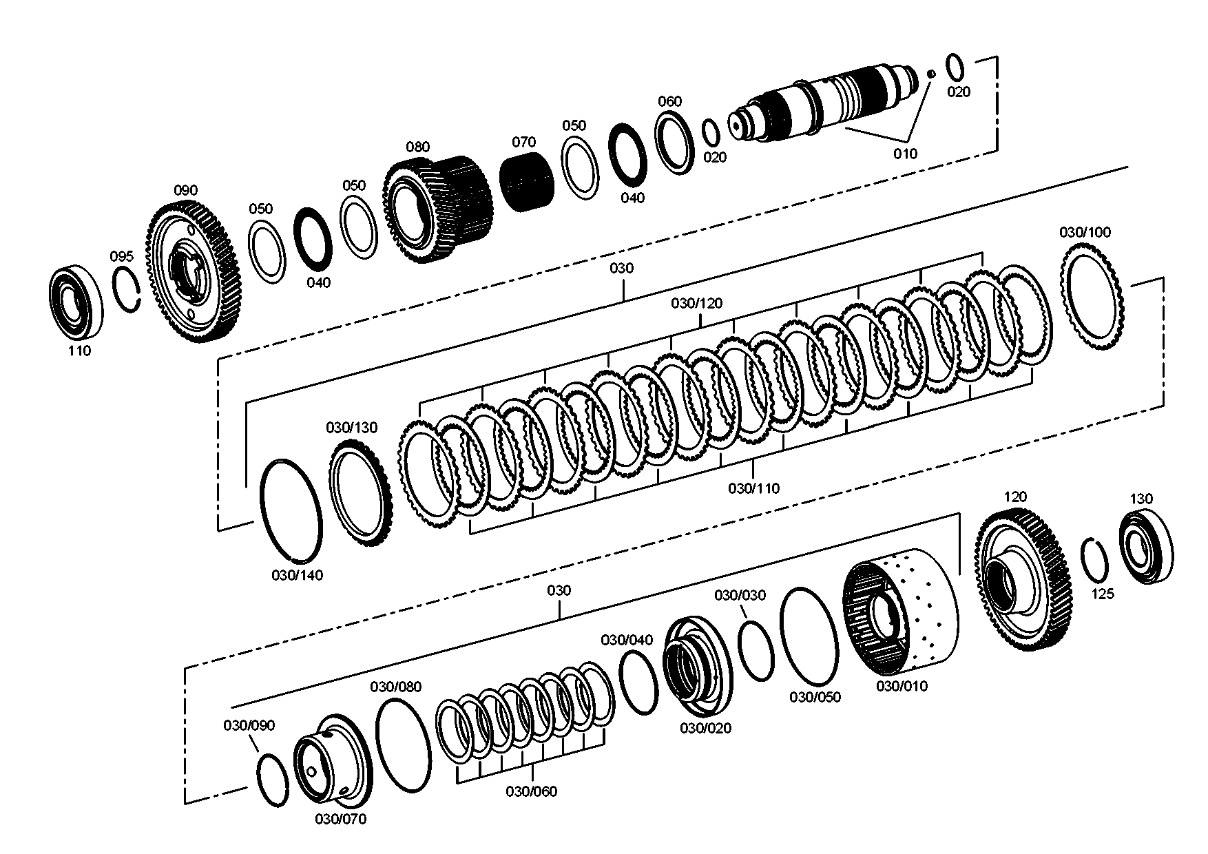 drawing for JOHN DEERE T305040 - SNAP RING (figure 2)