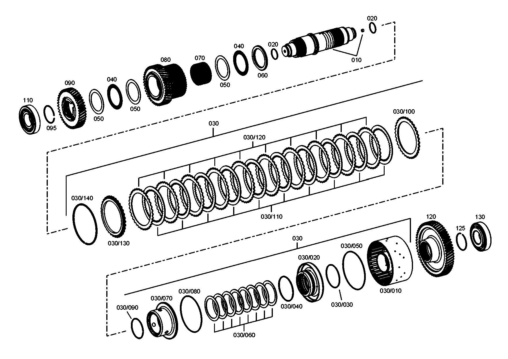 drawing for JOHN DEERE T305040 - SNAP RING (figure 5)