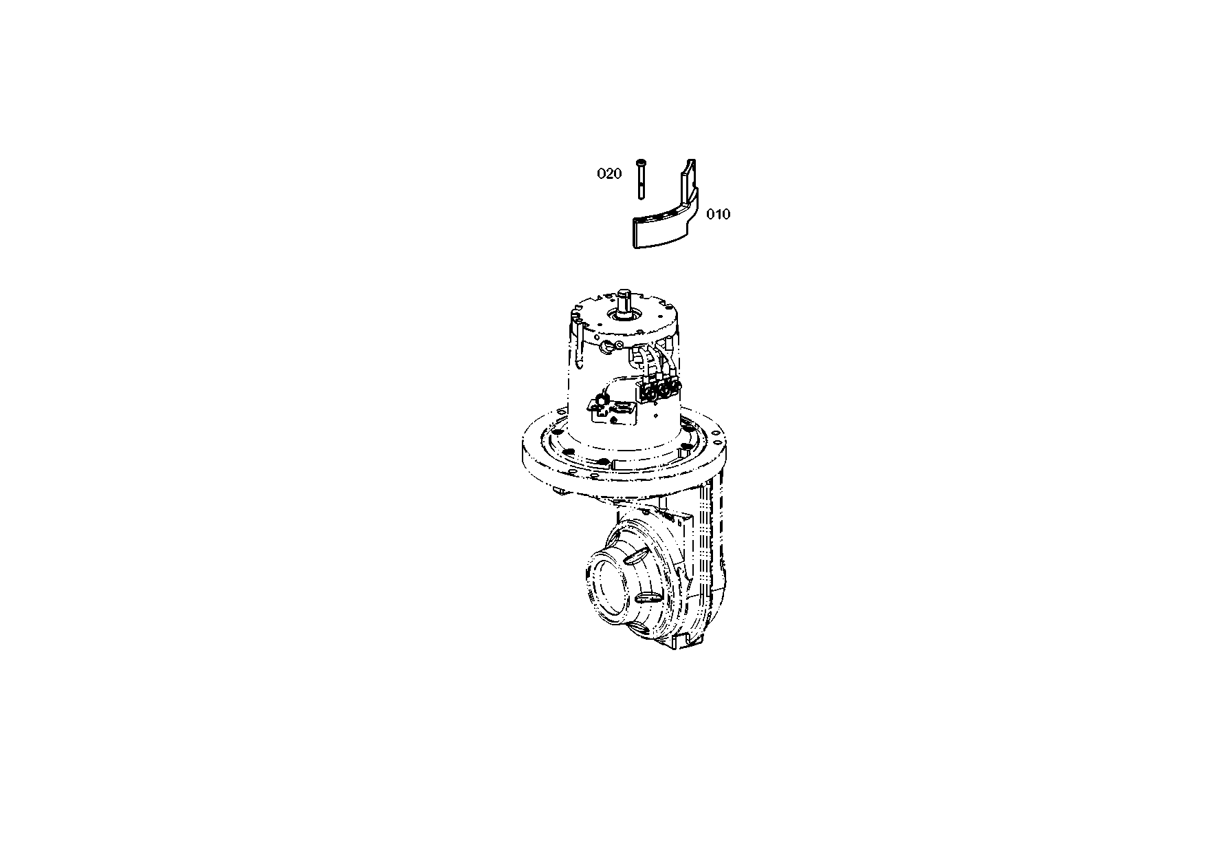 drawing for MITSUBISHI RL614367 - STEERING LIMITER (figure 1)