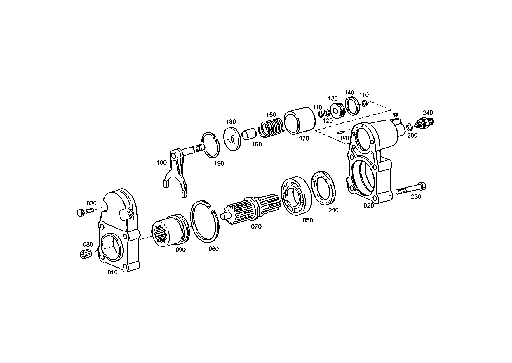 drawing for RENAULT 1-21-129-003 - P.T.O. HOUSING (figure 4)