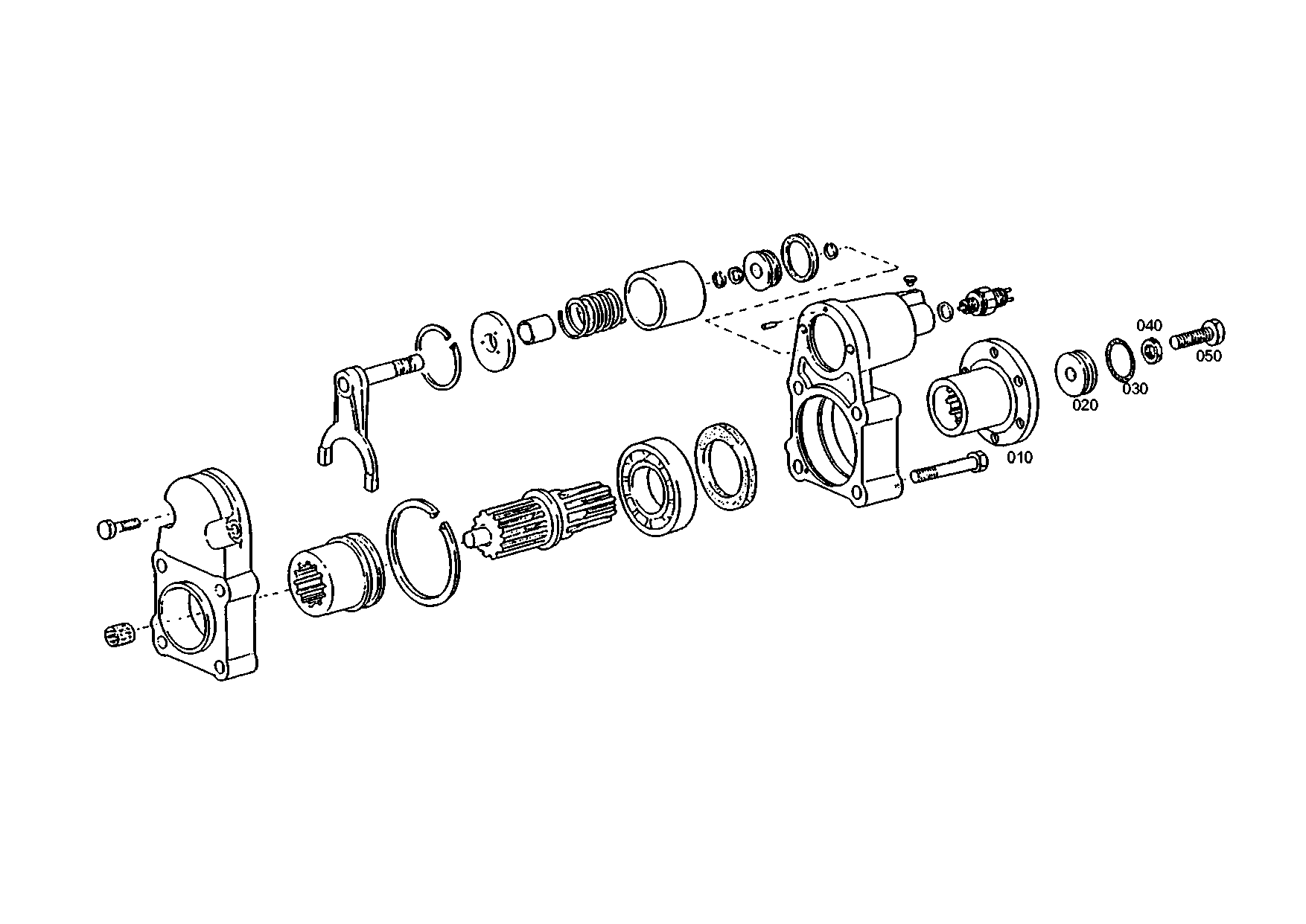 drawing for IVECO 7701014173 - OUTPUT FLANGE (figure 1)