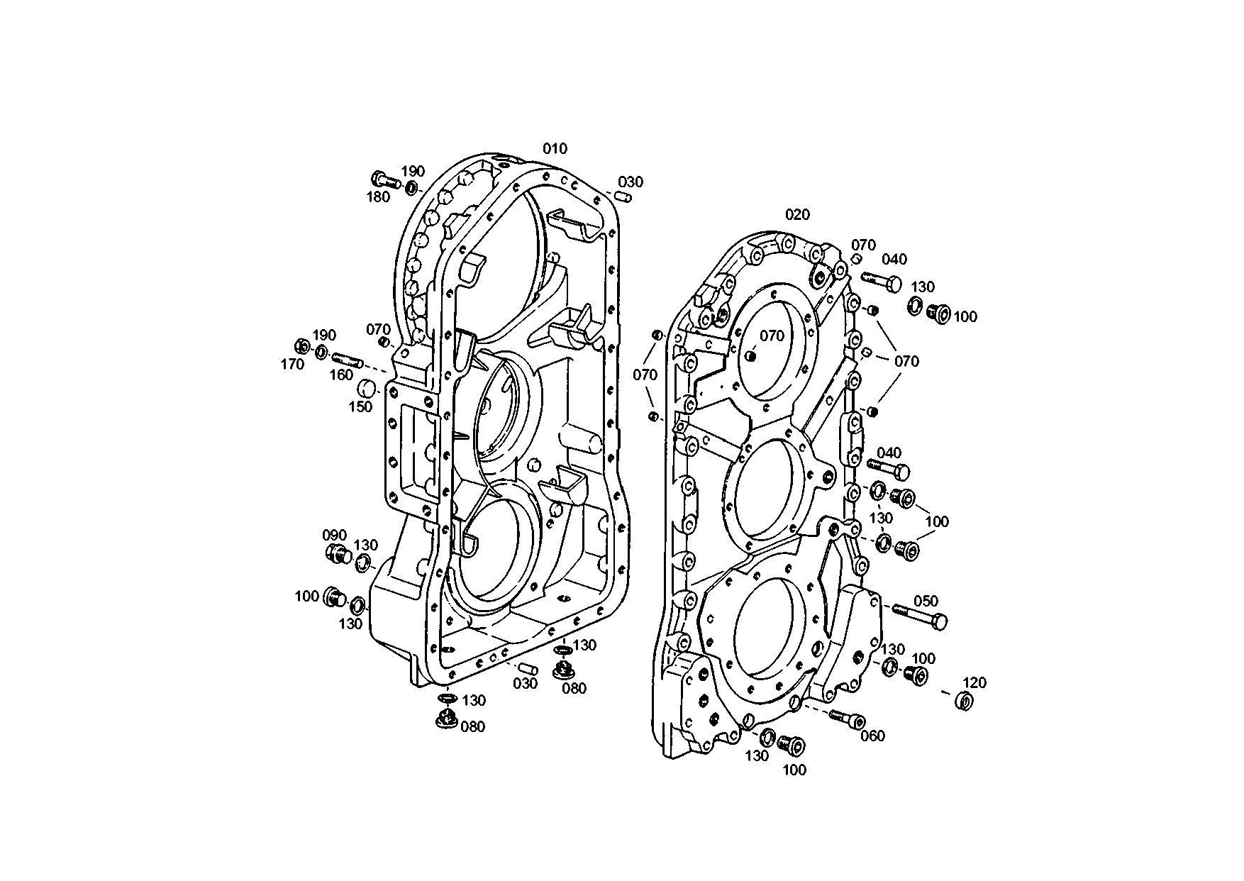 drawing for SCANIA 0387038 - END CAP (figure 1)