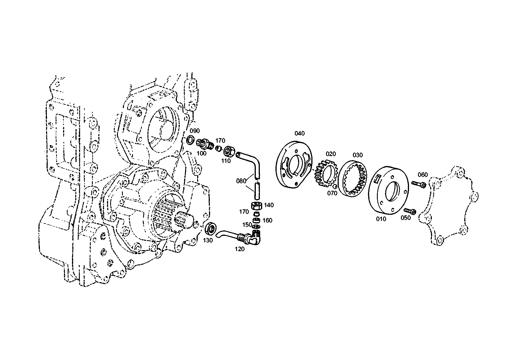 drawing for LIEBHERR GMBH 05831 - PRESSURE RING (figure 2)