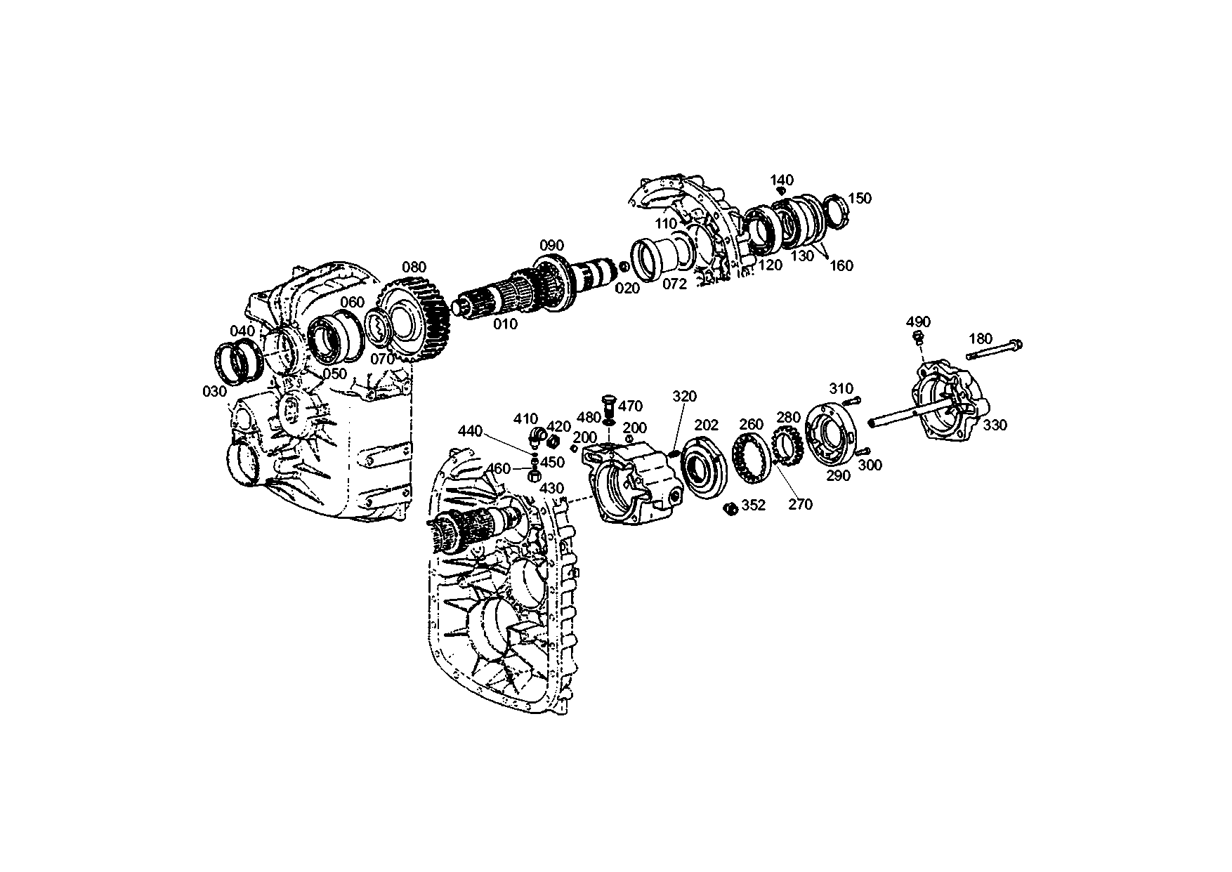 drawing for OSHKOSH 170750210008 - BEARING HOUSING (figure 4)