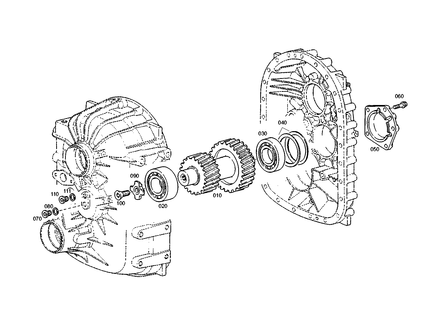 drawing for OSHKOSH 170750220003 - DOUBLE GEAR (figure 1)