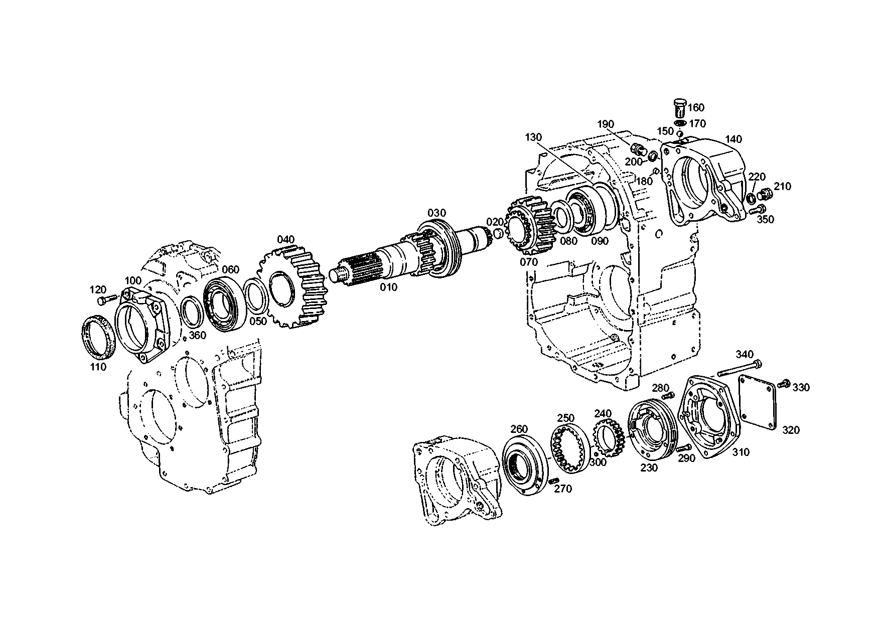 drawing for TEREX EQUIPMENT LIMITED C4939321 - INPUT GEAR (figure 1)