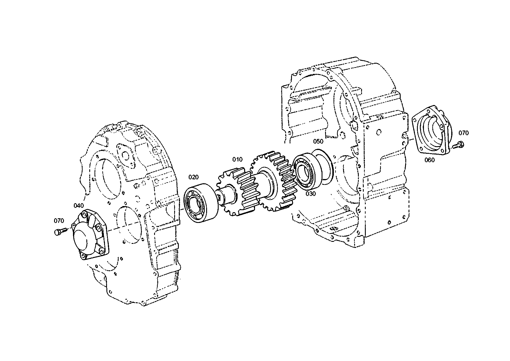 drawing for TEREX EQUIPMENT LIMITED A4939319 - DOUBLE GEAR (figure 1)