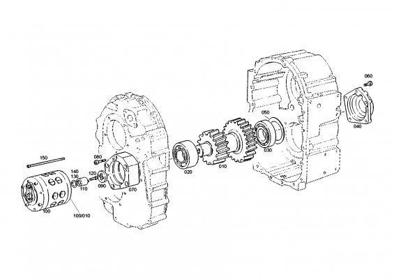 drawing for TEREX EQUIPMENT LIMITED A4939319 - DOUBLE GEAR (figure 3)