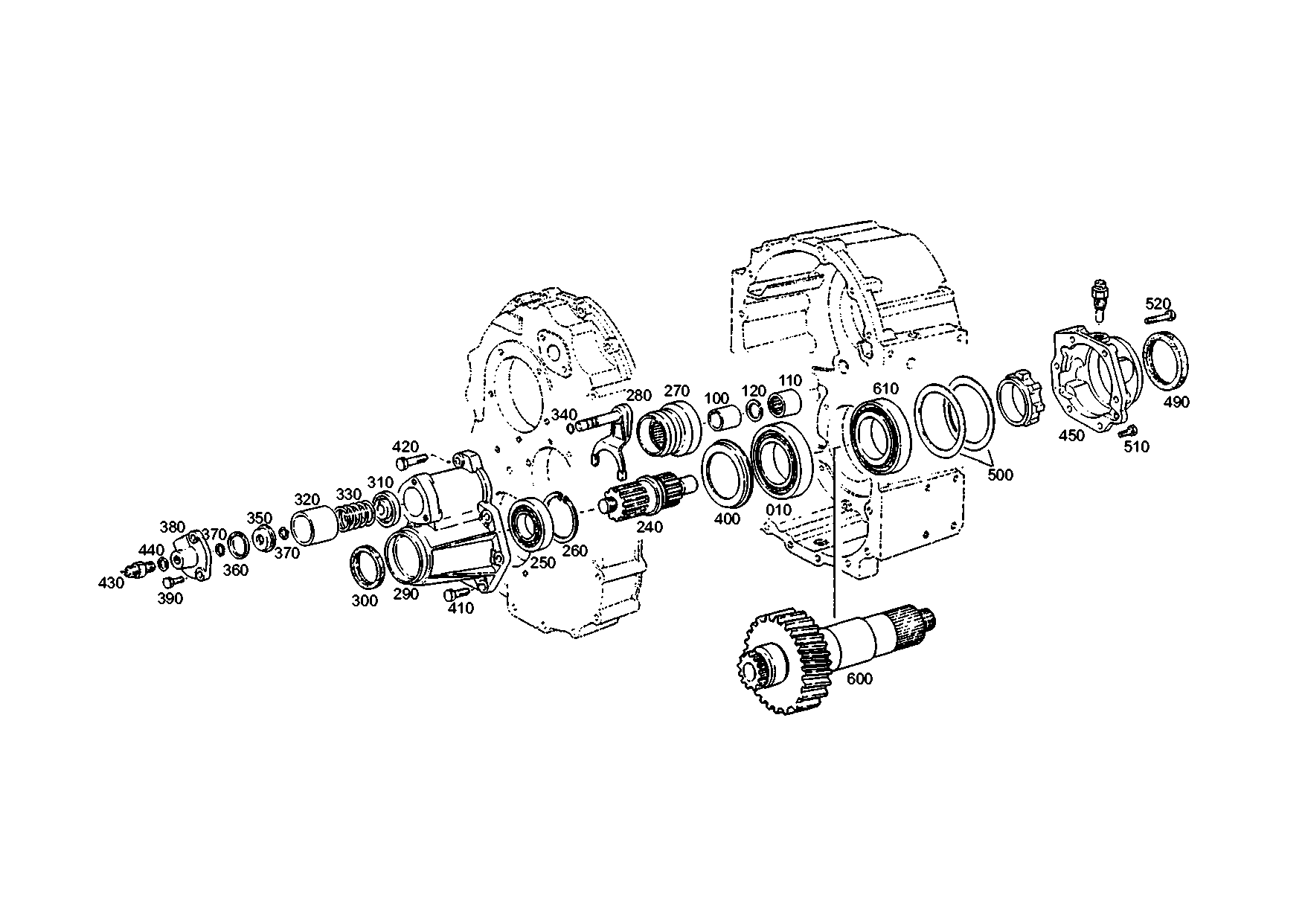 drawing for VOITH-GETRIEBE KG 1900033261640 - TA.ROLLER BEARING (figure 3)