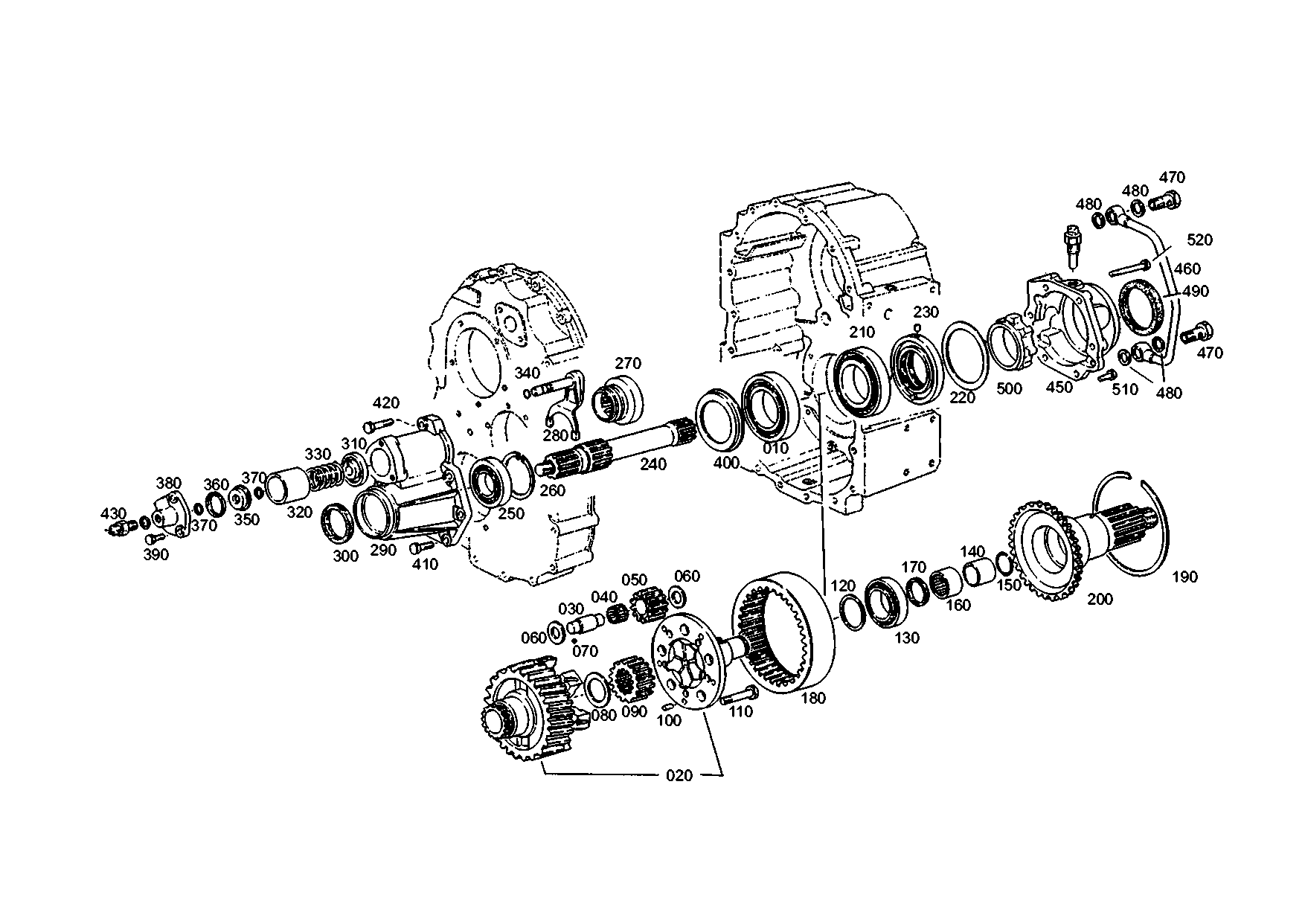 drawing for RABA 199114250008 - OUTPUT SHAFT (figure 3)