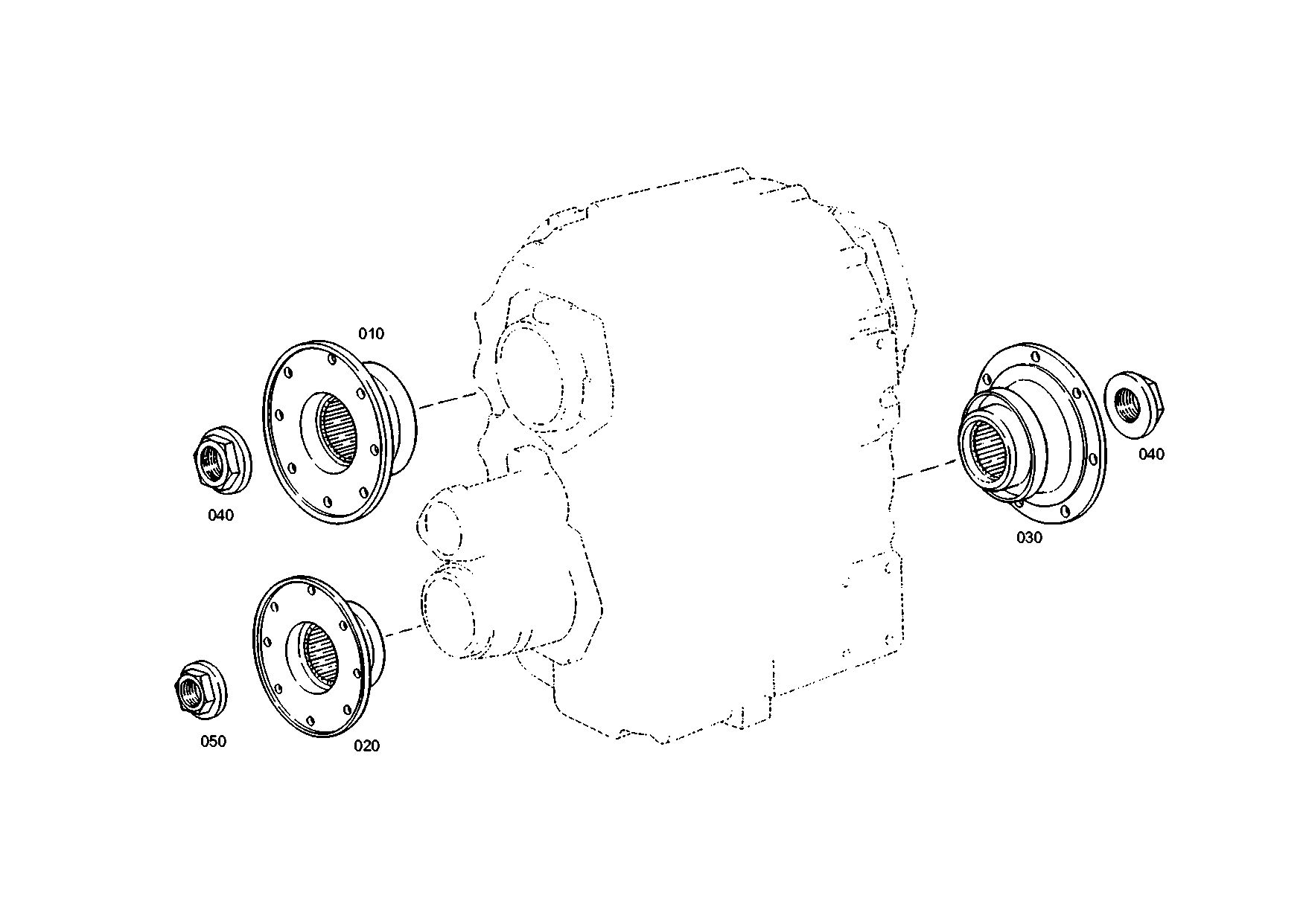drawing for MARMON Herring MVG121052 - FLANGE (figure 1)