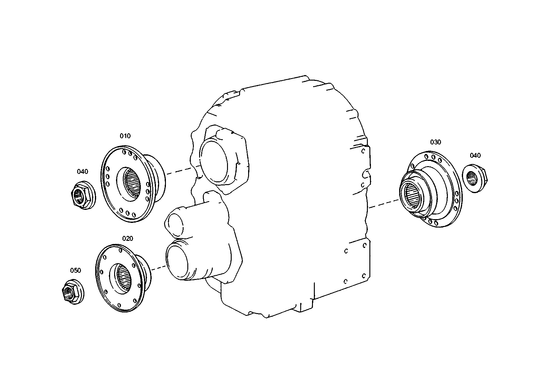 drawing for RENAULT 5000816014 - FLANGE (figure 1)