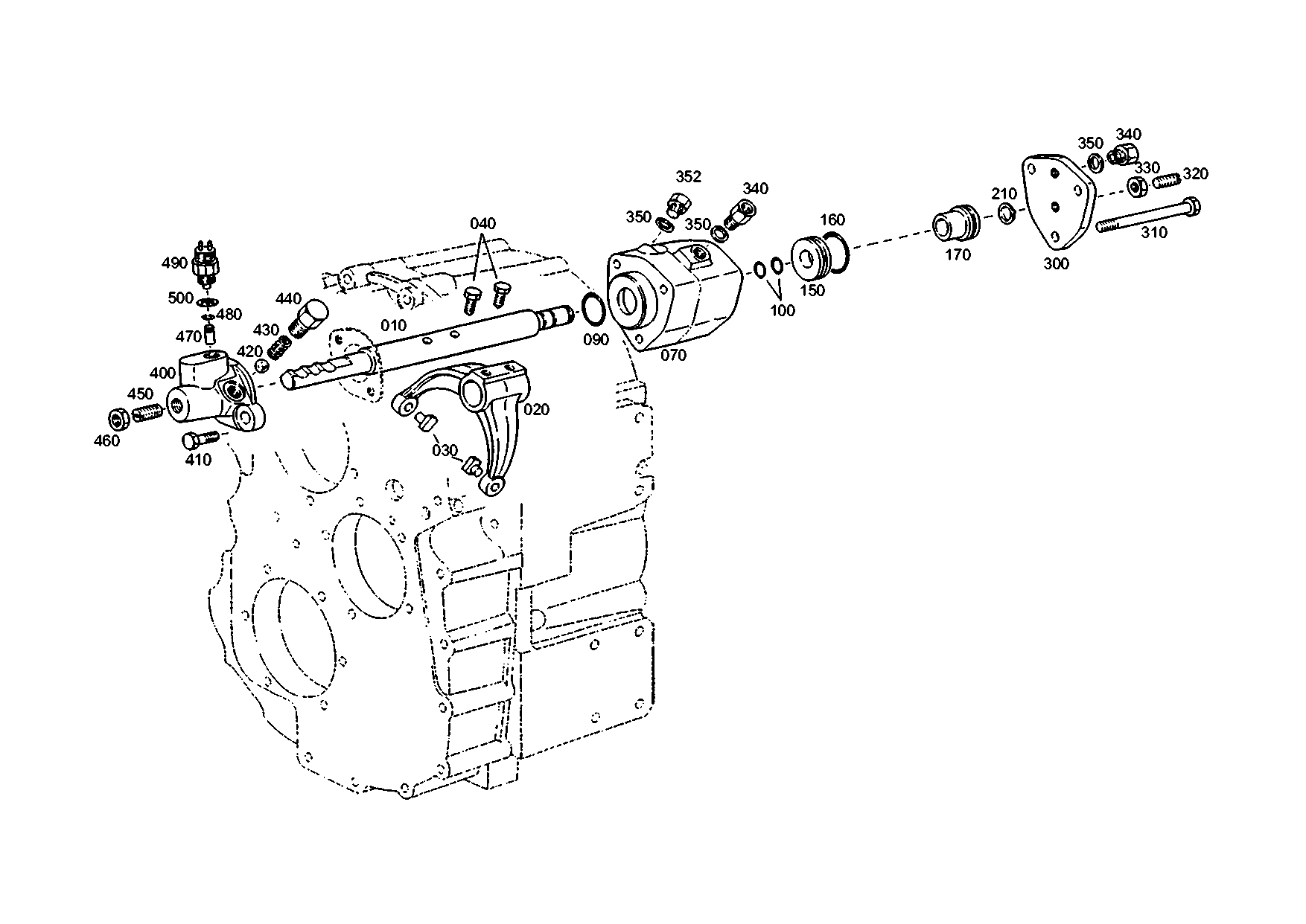 drawing for RABA 171200240020 - GEAR SHIFT ROD (figure 3)