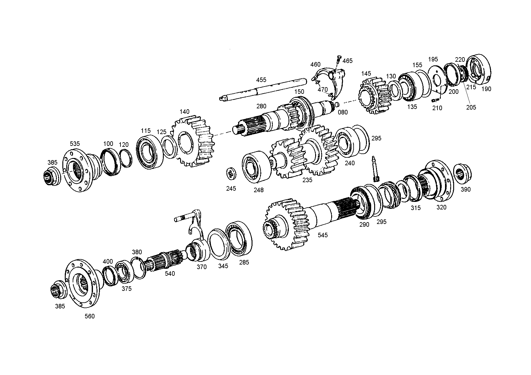 drawing for SCANIA 1122409 - OUTPUT SHAFT (figure 5)