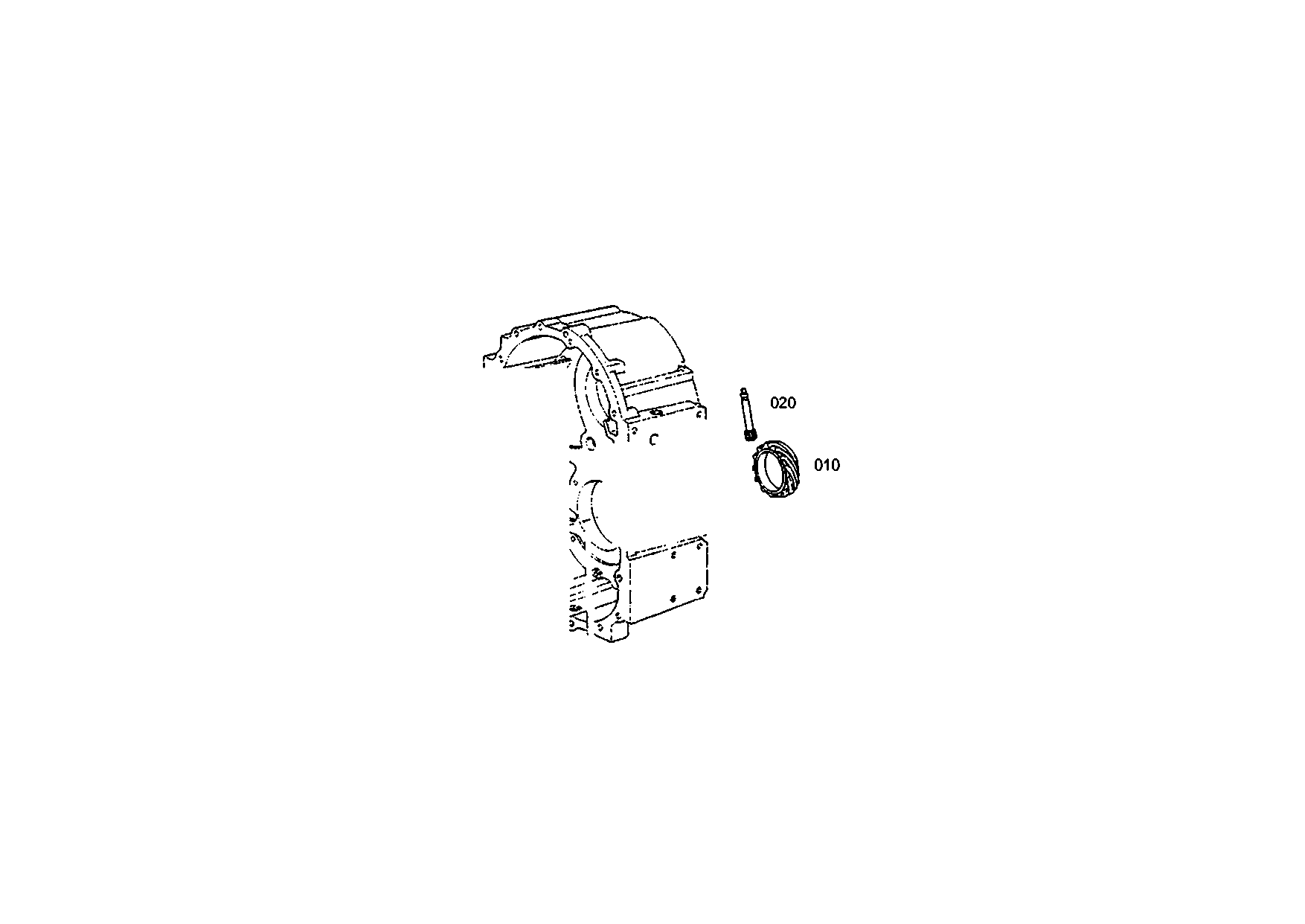 drawing for RENAULT 5000816013 - SPEEDOMETER OUTPUT WHEEL (figure 1)