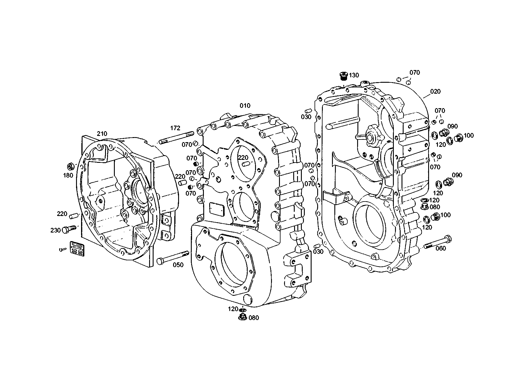 drawing for JOHN DEERE TTZF200845 - HOUSING (figure 3)