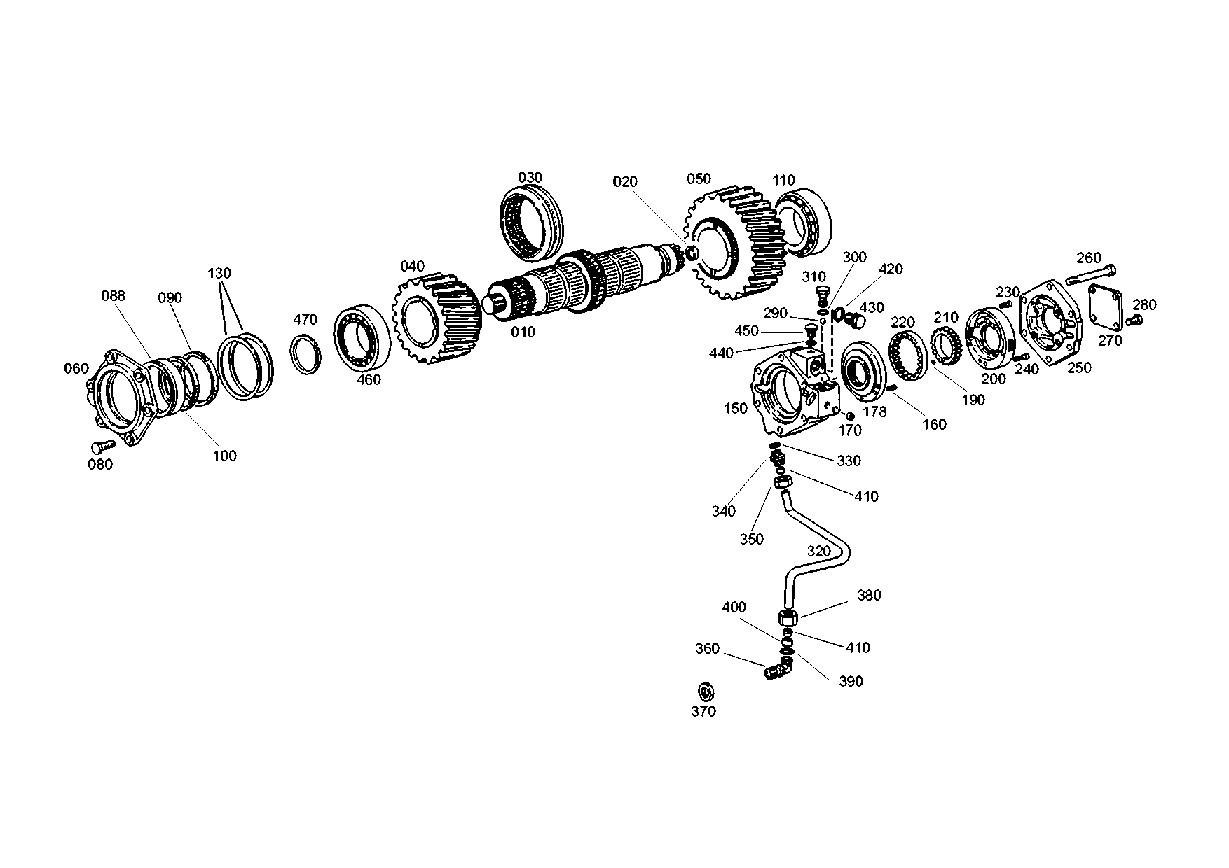 drawing for LUNA EQUIPOS INDUSTRIEALES, S.A. 171600220061 - INPUT GEAR (figure 2)