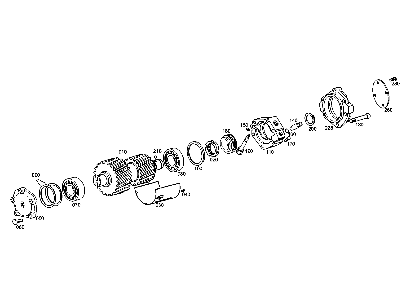 drawing for SCANIA 1397053 - DOUBLE GEAR (figure 2)